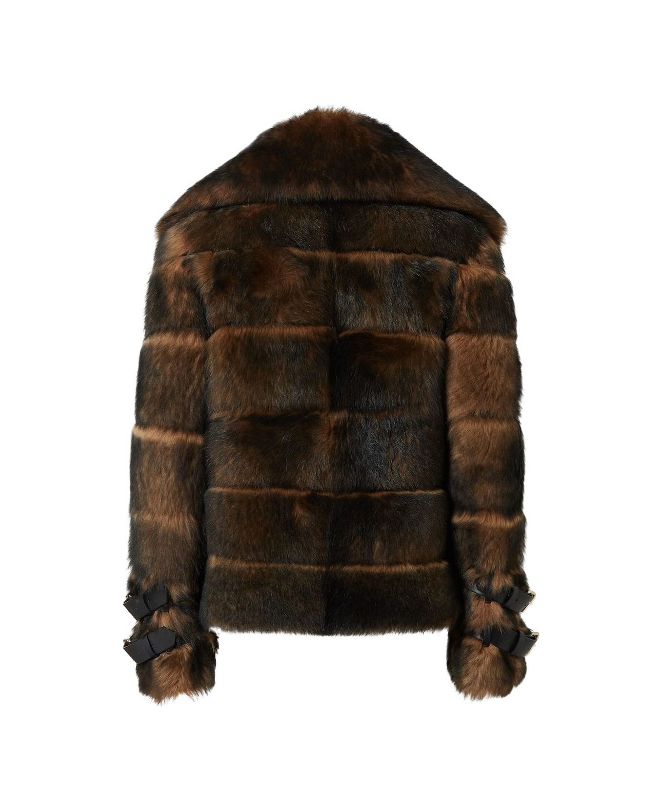 Fendi Fur Blouson Jacket - Brown