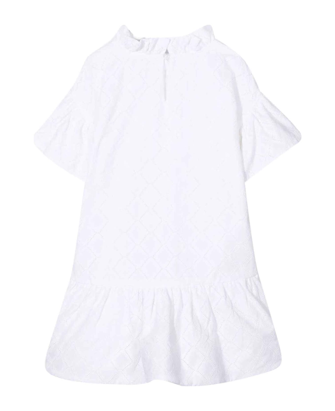 Monnalisa White Dress