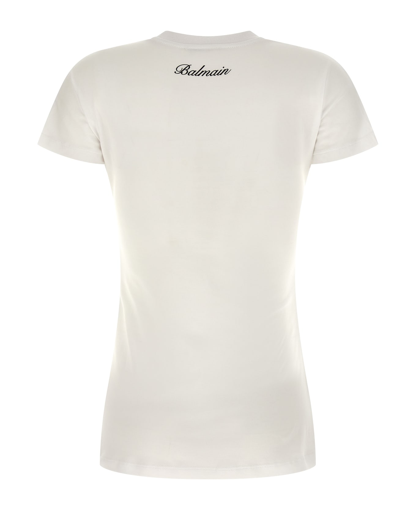 Balmain 3 Buttons T-shirt - White/Black