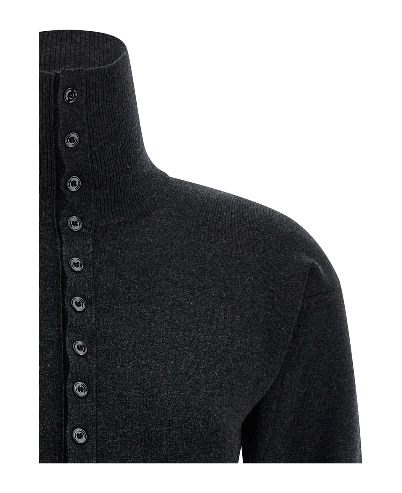 Lemaire 
buttoned Fitted
 Cardigan - GREY