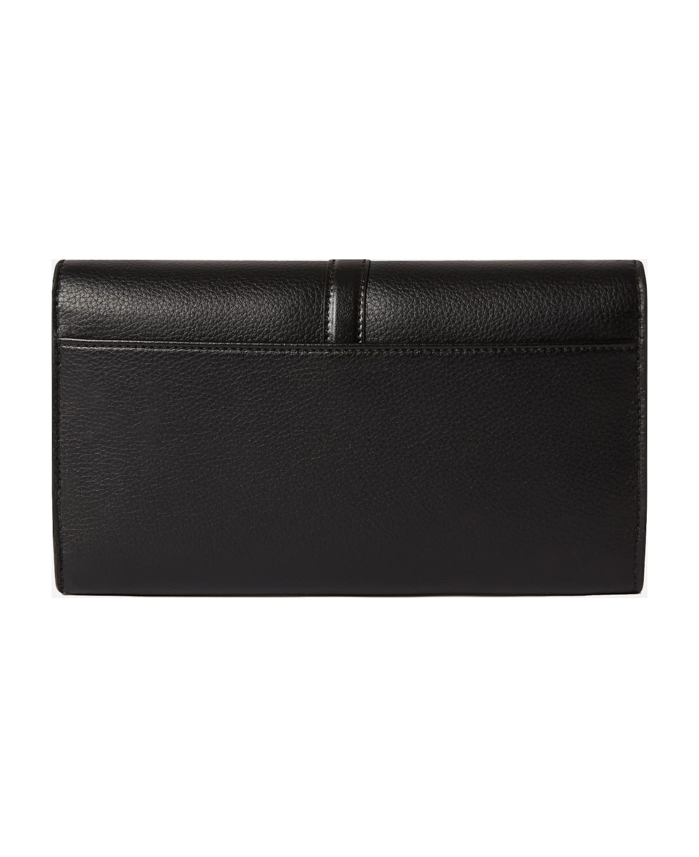 Stella McCartney Stella Ryder Wallet With Strap Embossed Grainy Eco Alter Mat - Murraya + Vegea - Black
