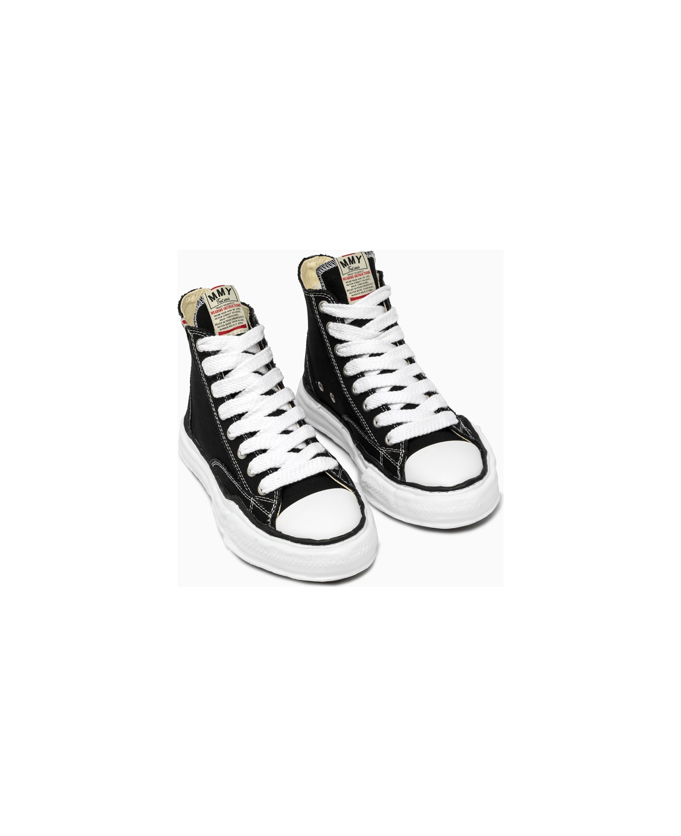Mihara Yasuhiro Peterson High Sneakers - Black