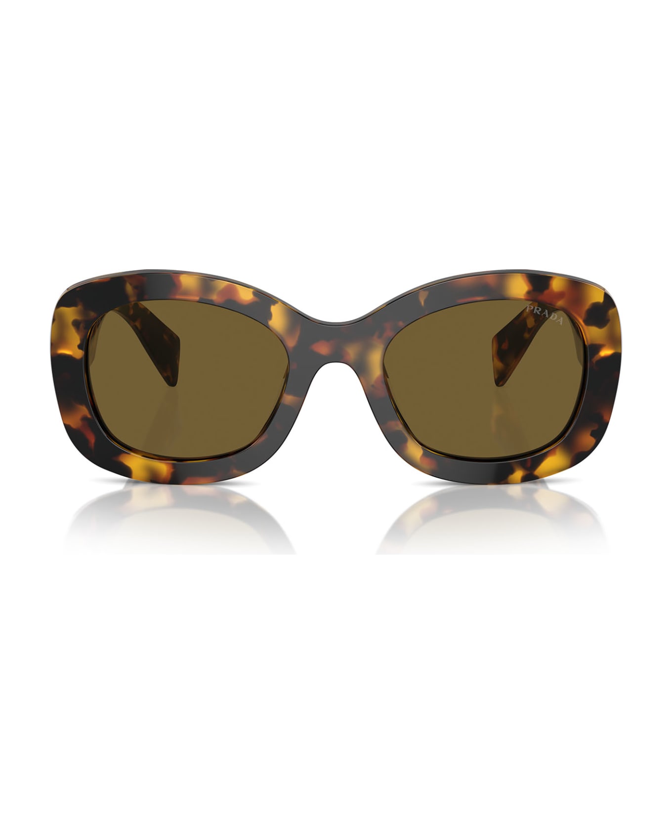 Prada Eyewear Pr A13s Honey Tortoise Sunglasses - Honey Tortoise