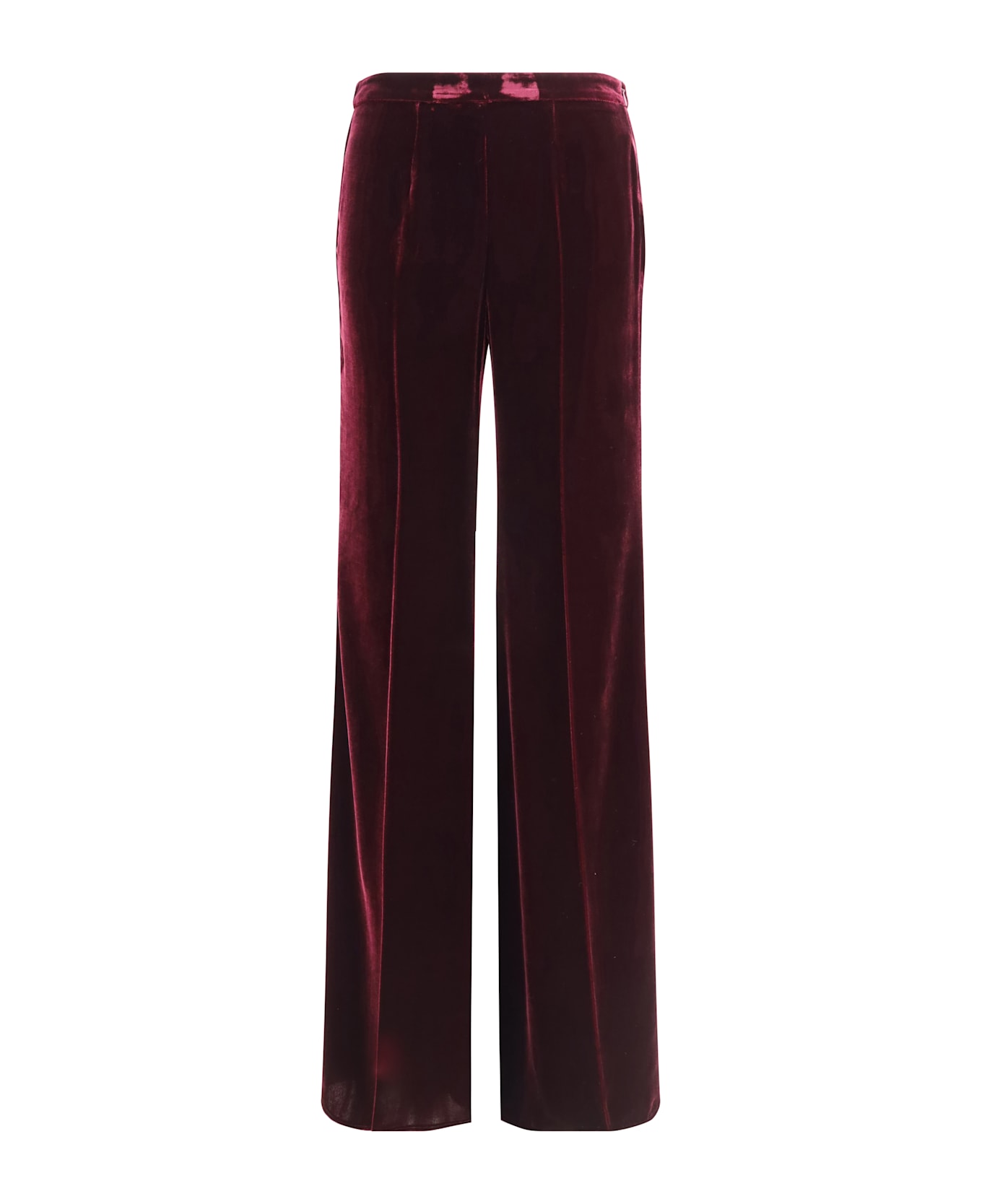 Forte_Forte Flared Trousers In Smooth Velvet