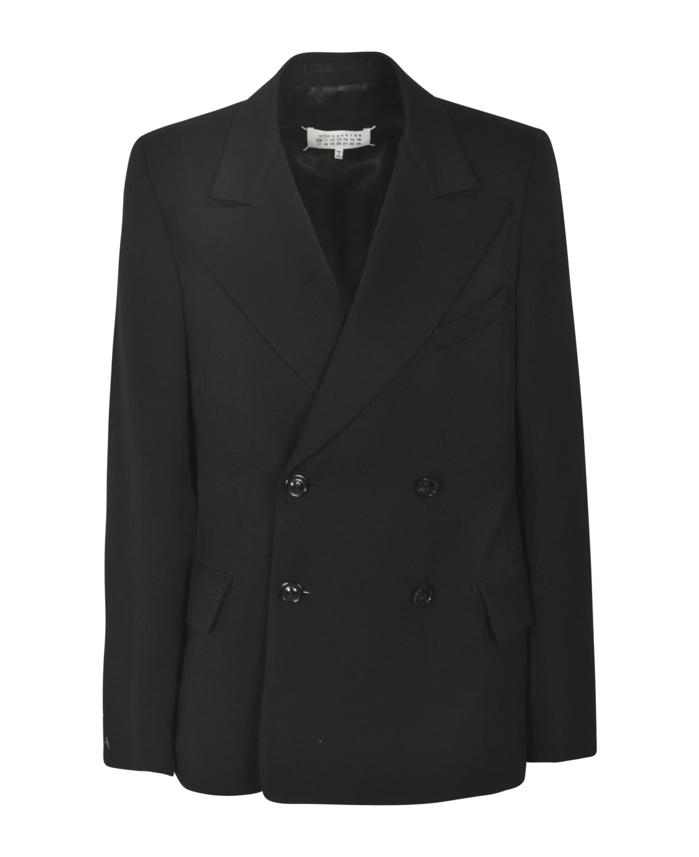 Maison Margiela Double-breasted Blazer - Black