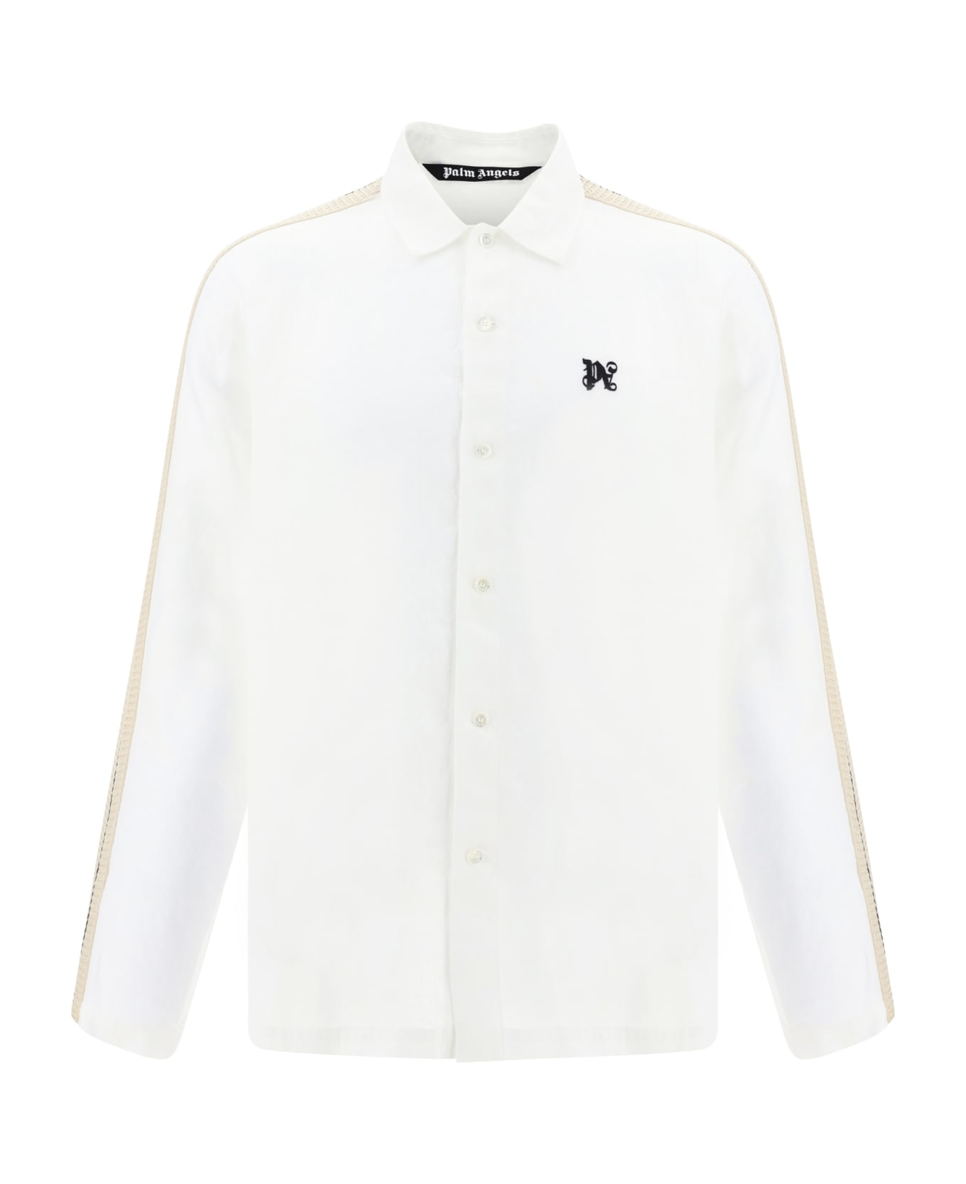 Palm Angels Linen Shirt - Off White シャツ