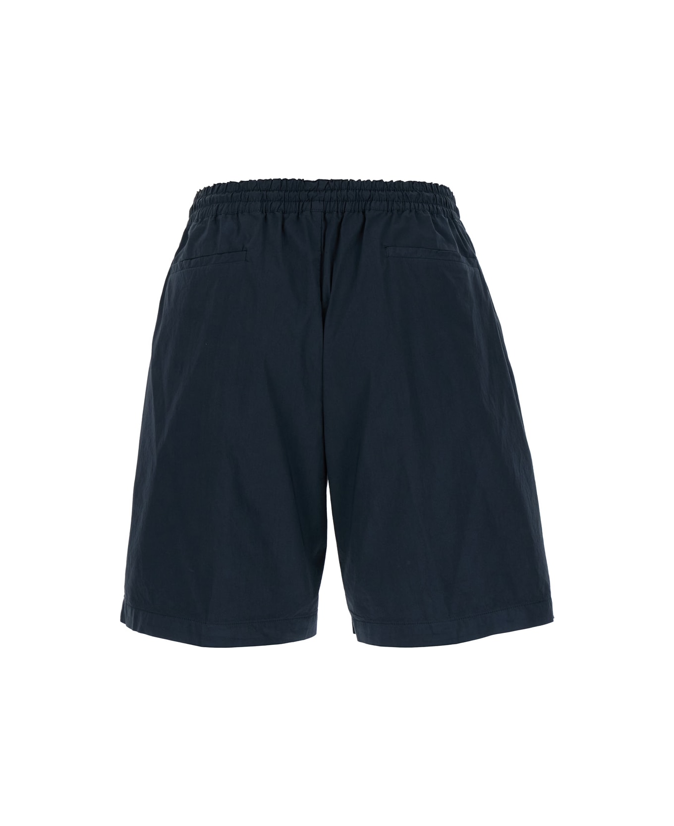 PT Torino Blue Bermuda Shorts With Drawstring In Cotton Blend Man - Blue