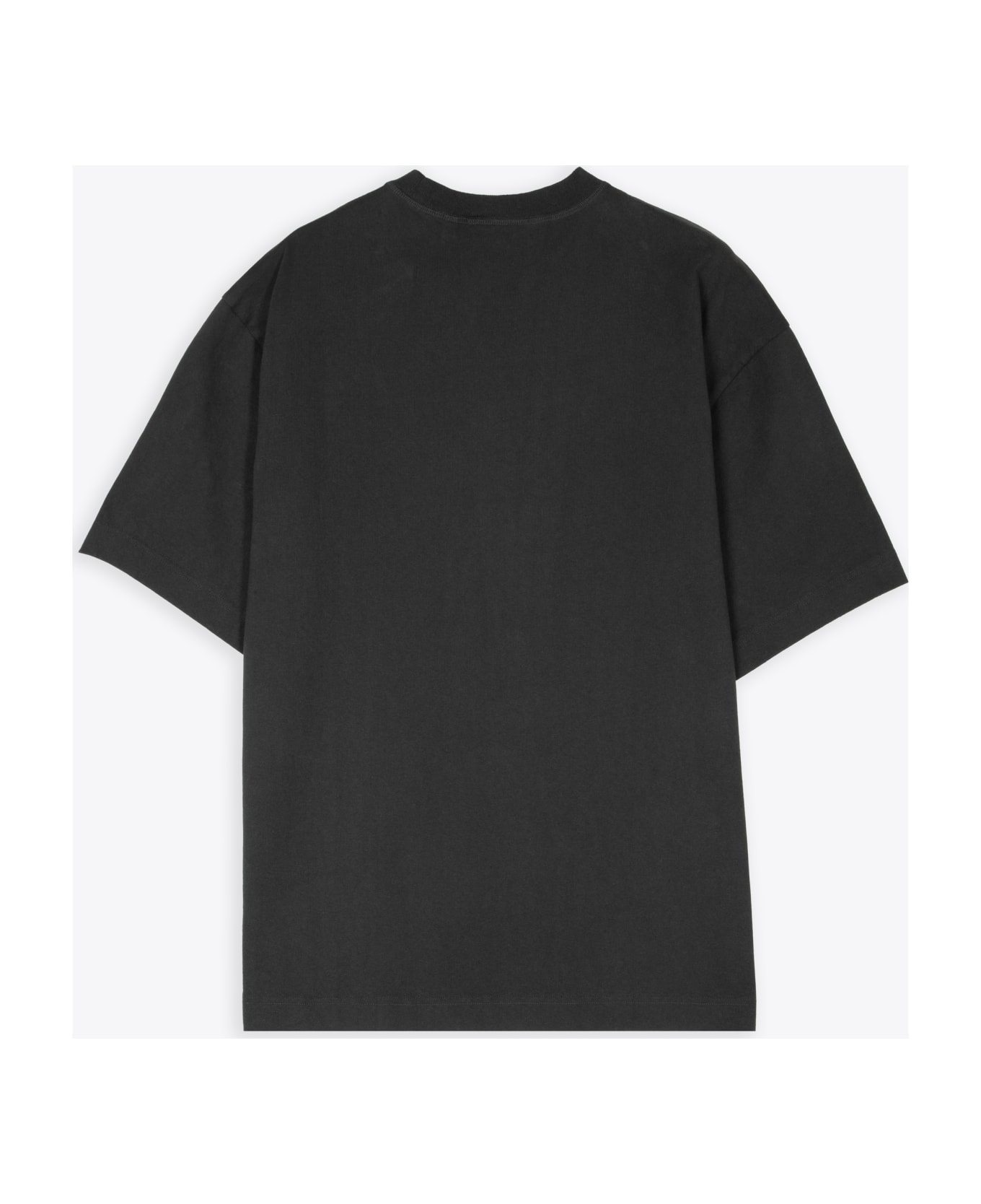 Axel Arigato Sketch T-shirt Faded Black T-shirt With Italic Logo Print - Essential T-shirt - Nero シャツ