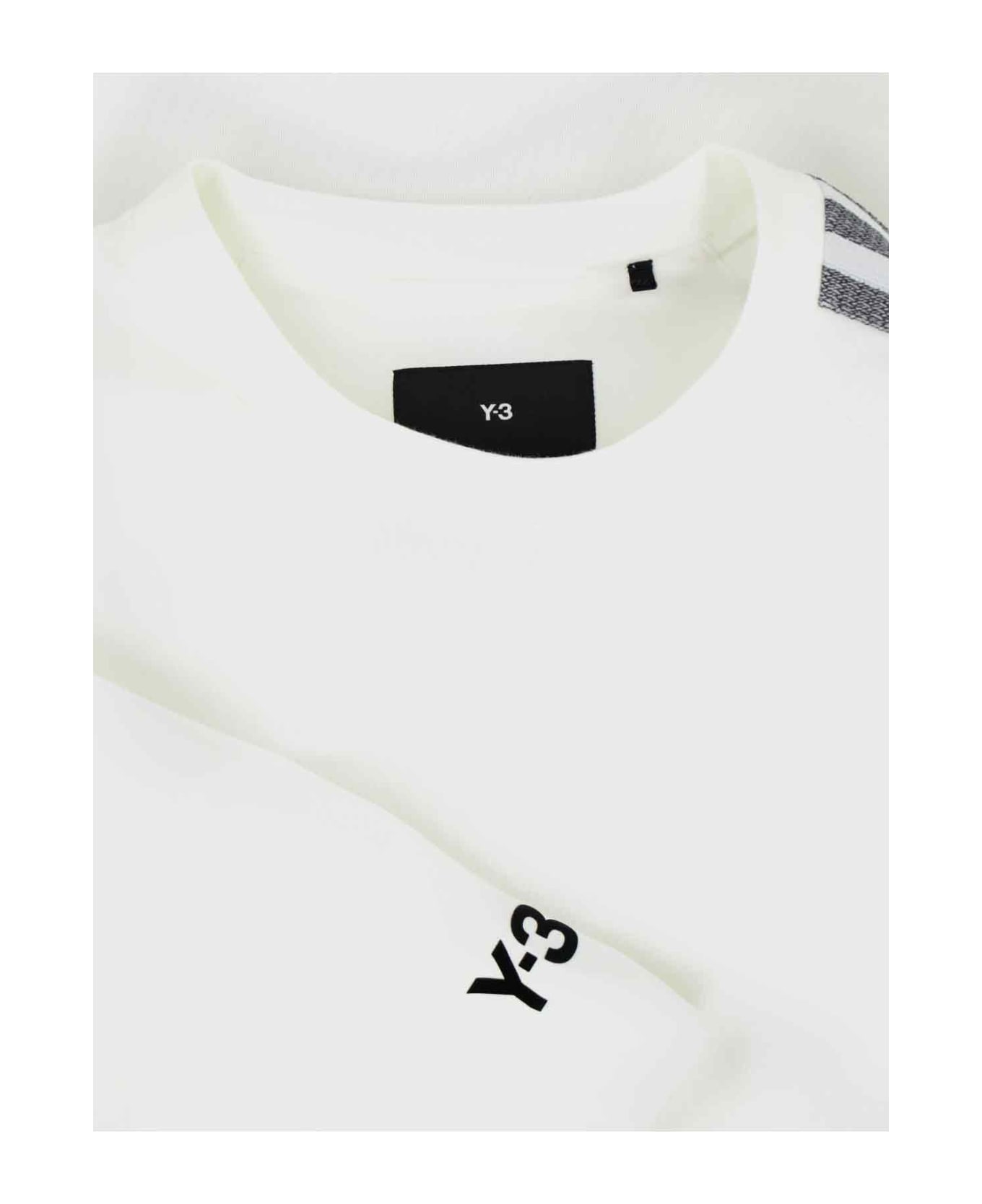Y-3 '3 Stripes' T-shirt - White Tシャツ