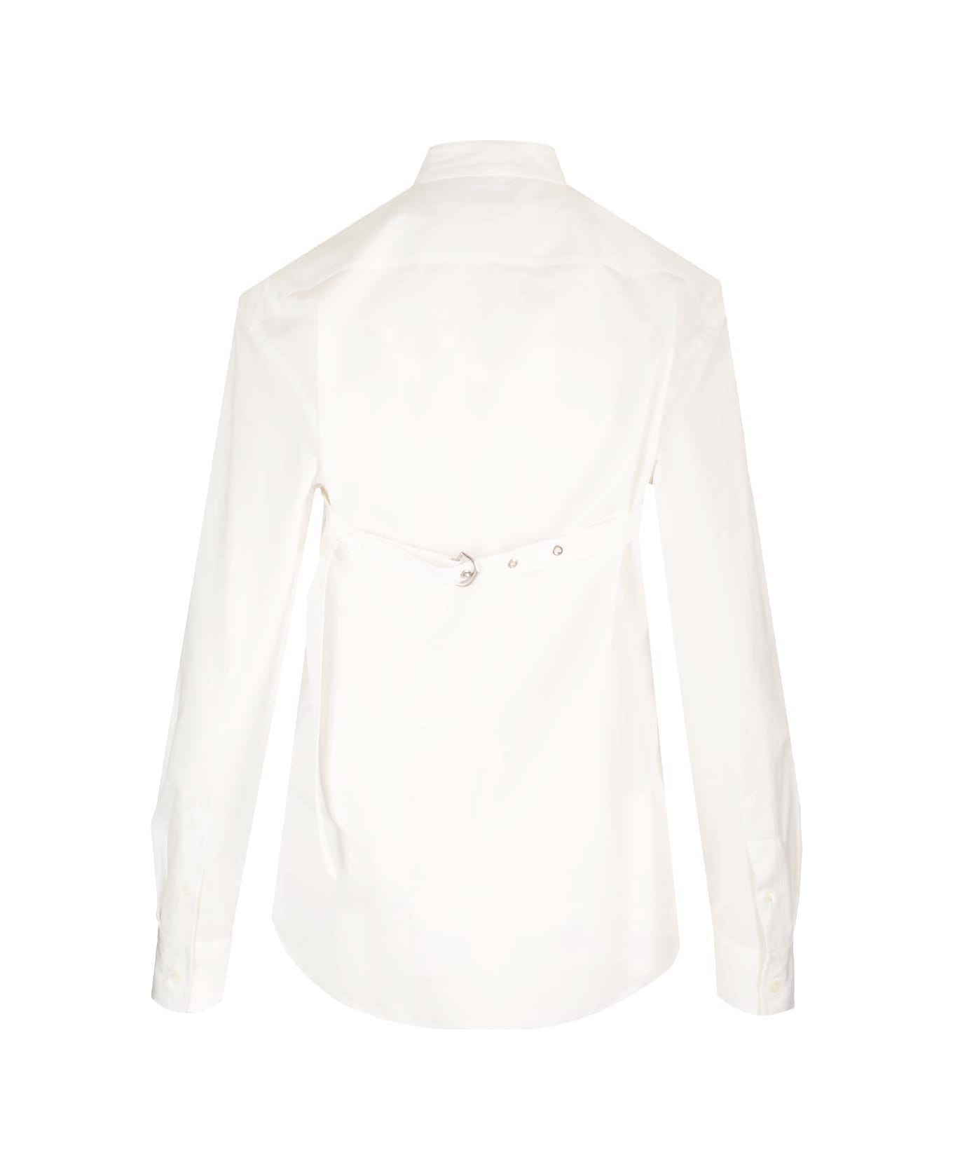 Off-White Crossed Bands Shirt - White