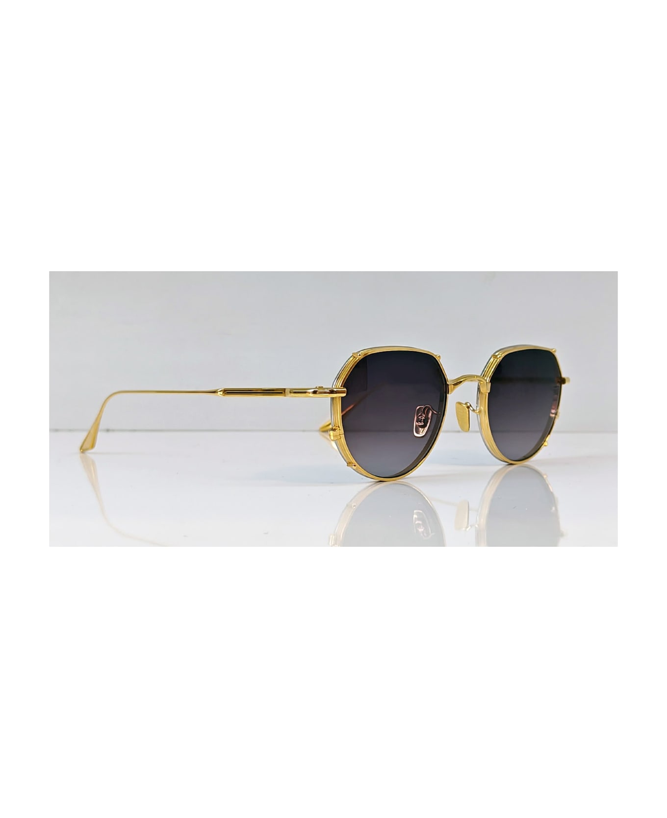 Jacques Marie Mage Hartana - Gold 2 Sunglasses - gold/silver サングラス