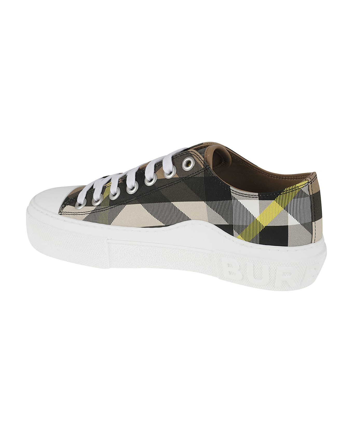Burberry Check Low-top Sneakers - WHEAT IP CHECK