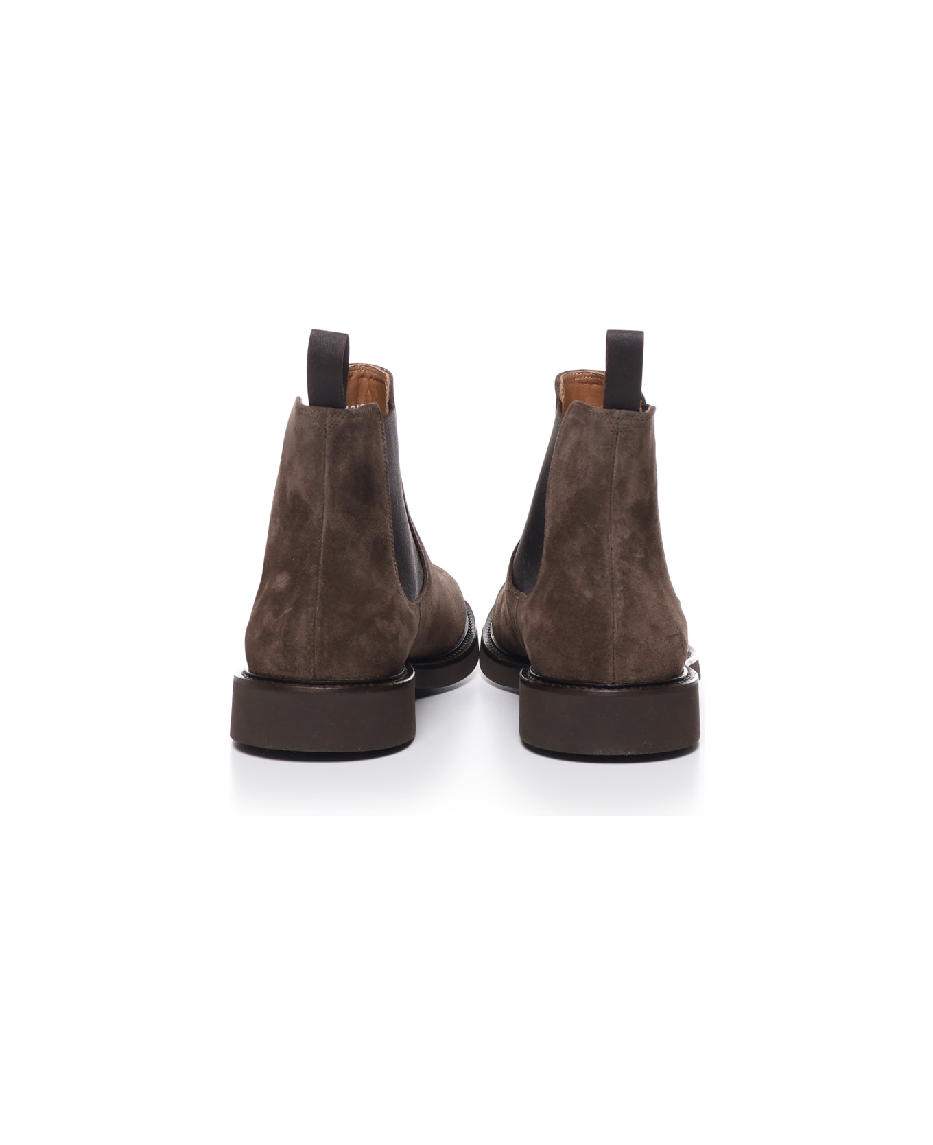 Doucal's Chelsea Ankle Boot In Leather - Brown