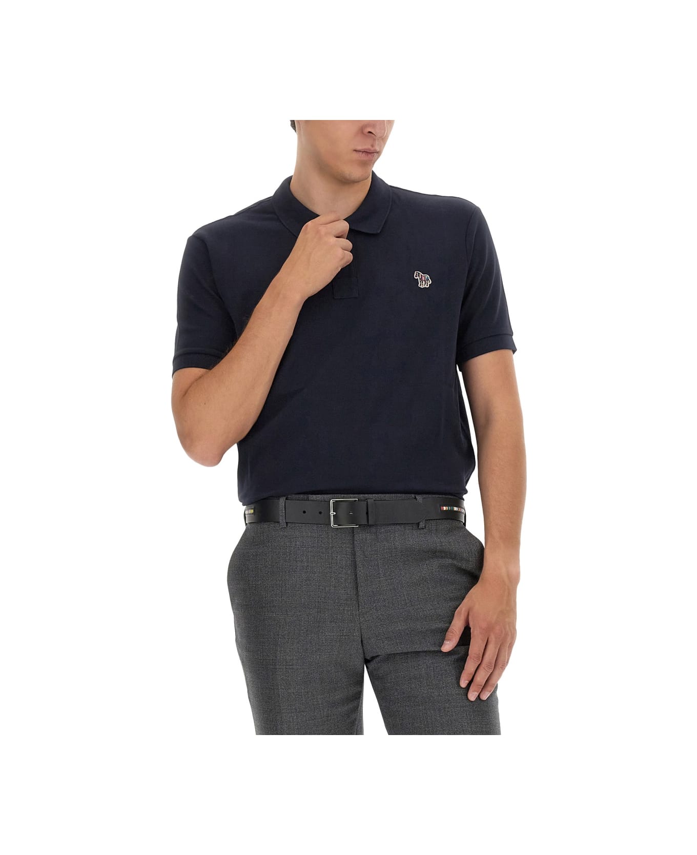 PS by Paul Smith Polo With Logo Patch - BLUE