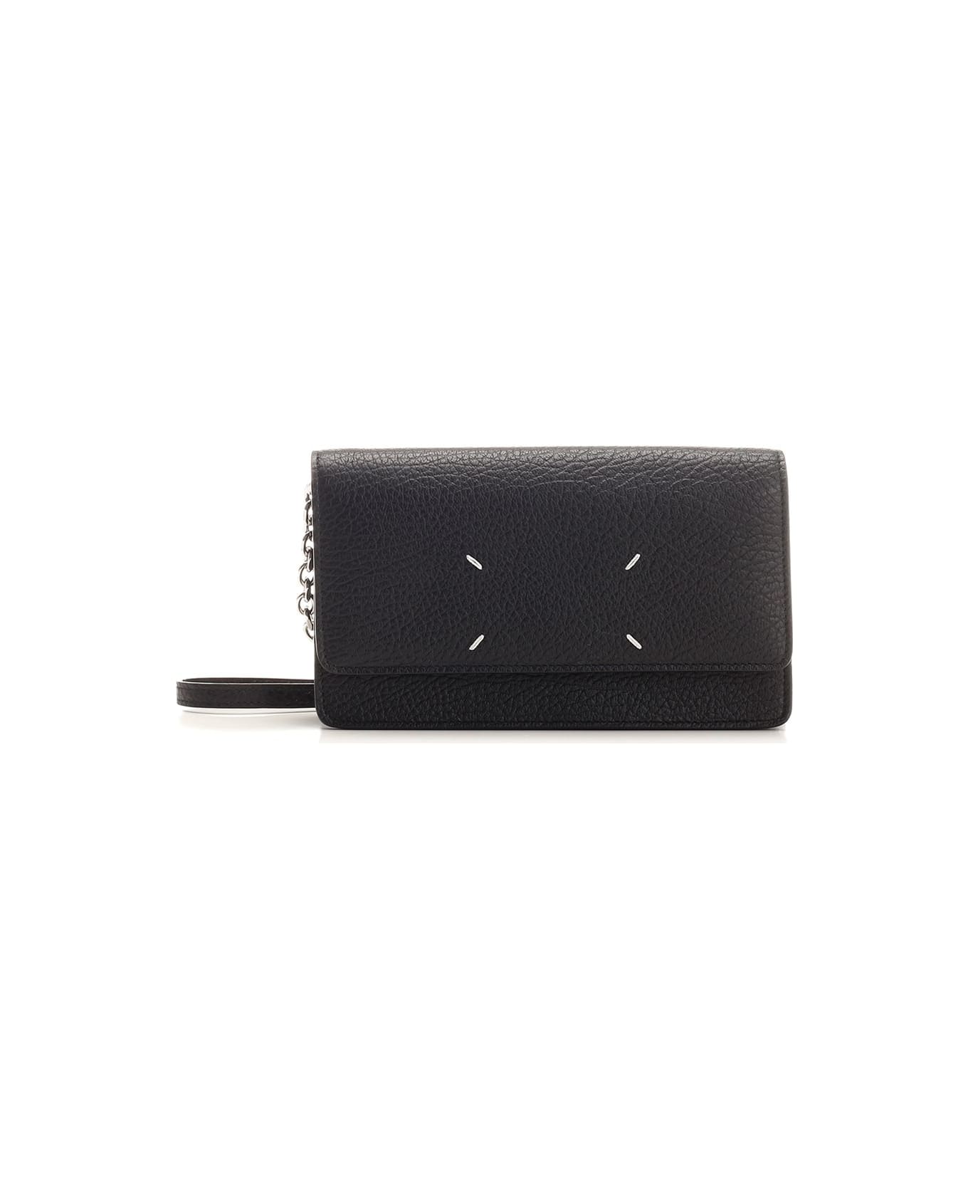 Maison Margiela Wallet On Chain - Black