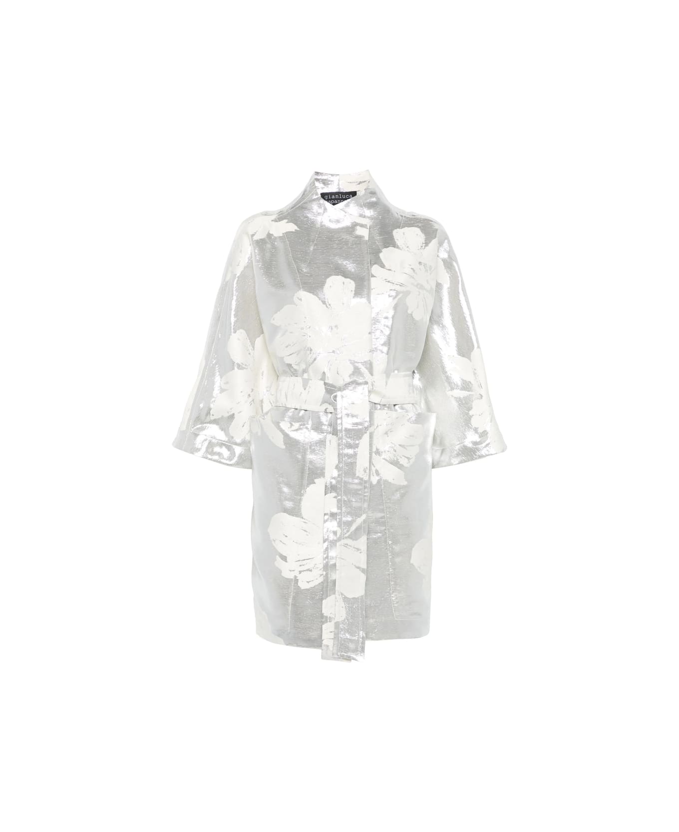 Gianluca Capannolo Coat - WHITE/SILVER