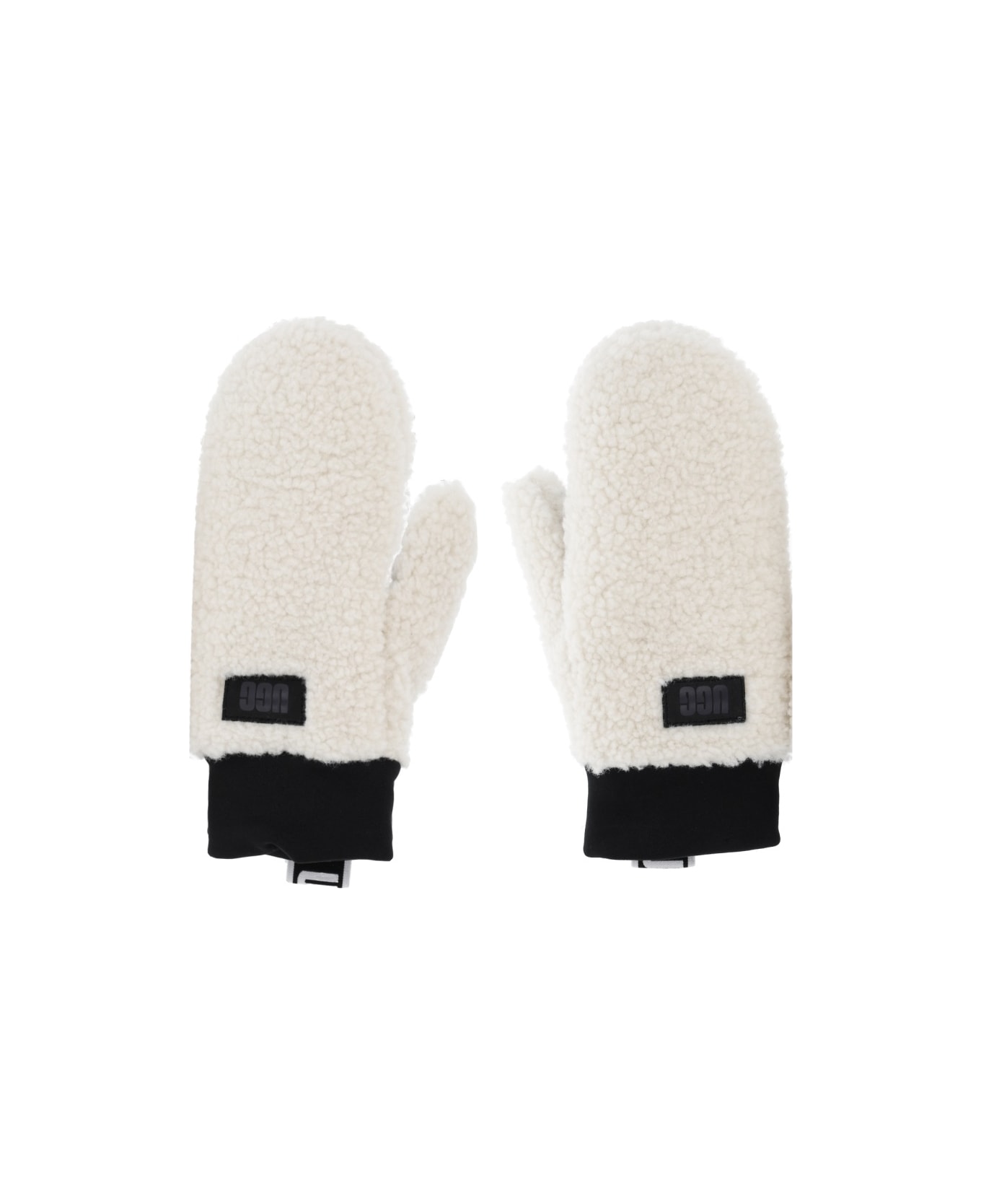 UGG "uggfluff" Fleece Knobs - WHITE
