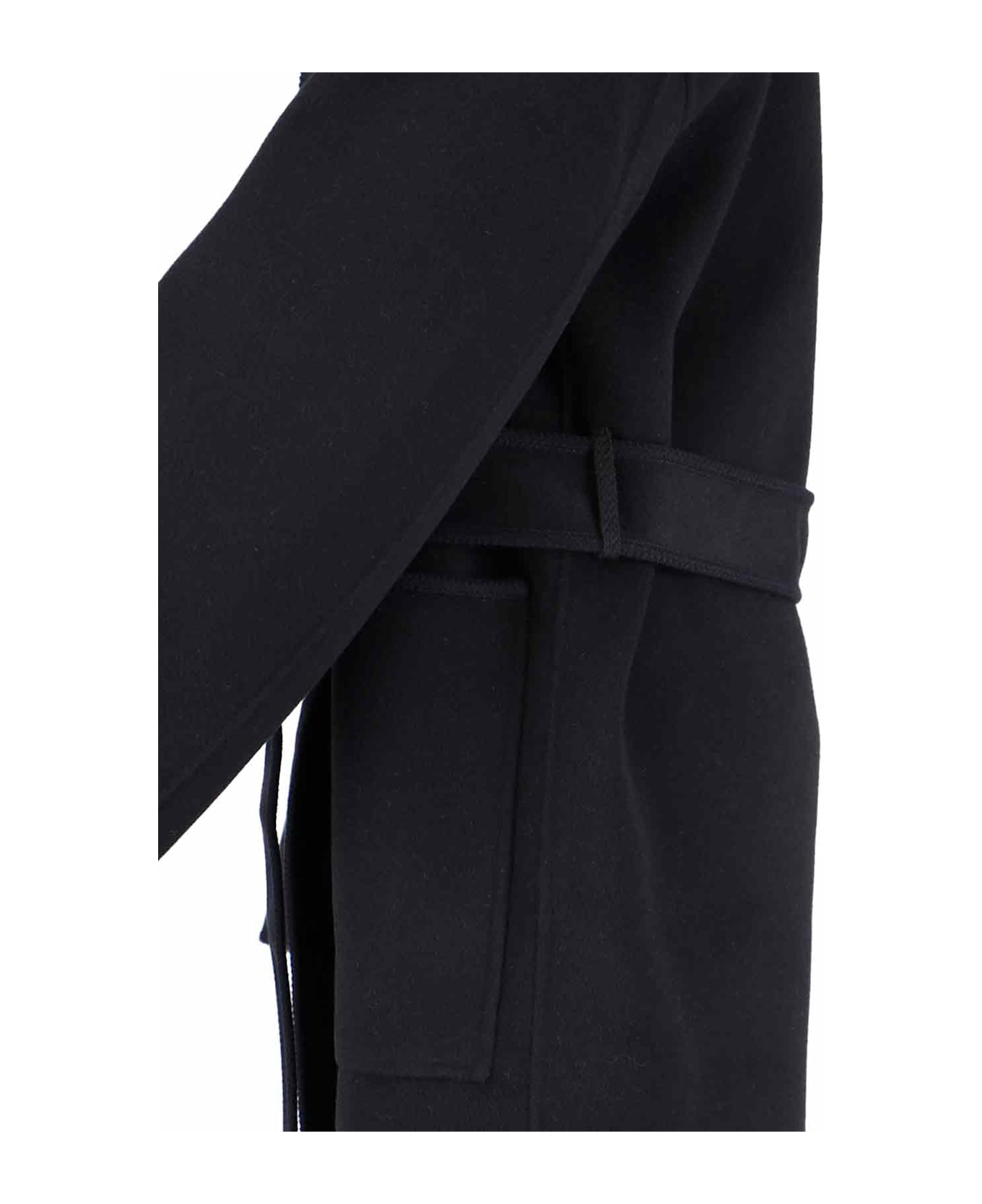 Róhe Wool Coat - Black  