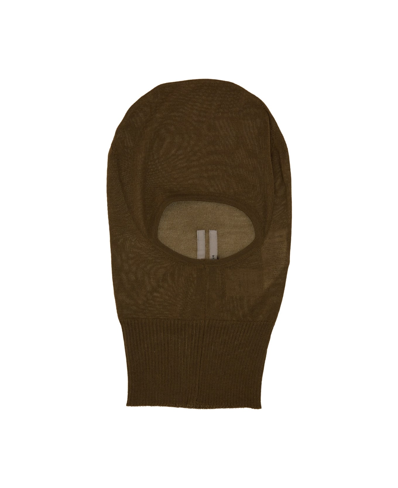 Rick Owens Knitted Balaclava - BROWN