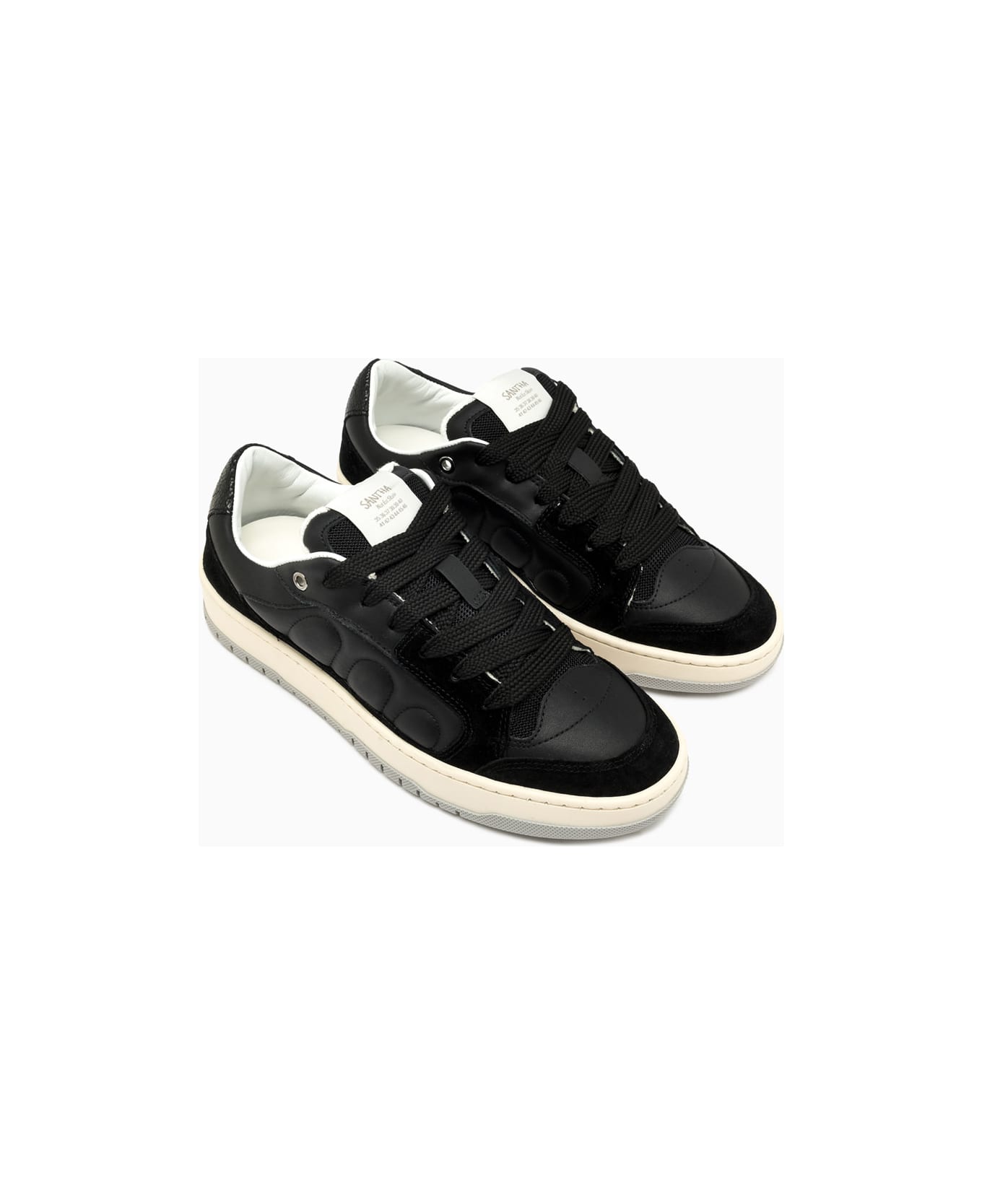 Paura Santha Model 2 Sneakers Leather Black - Black