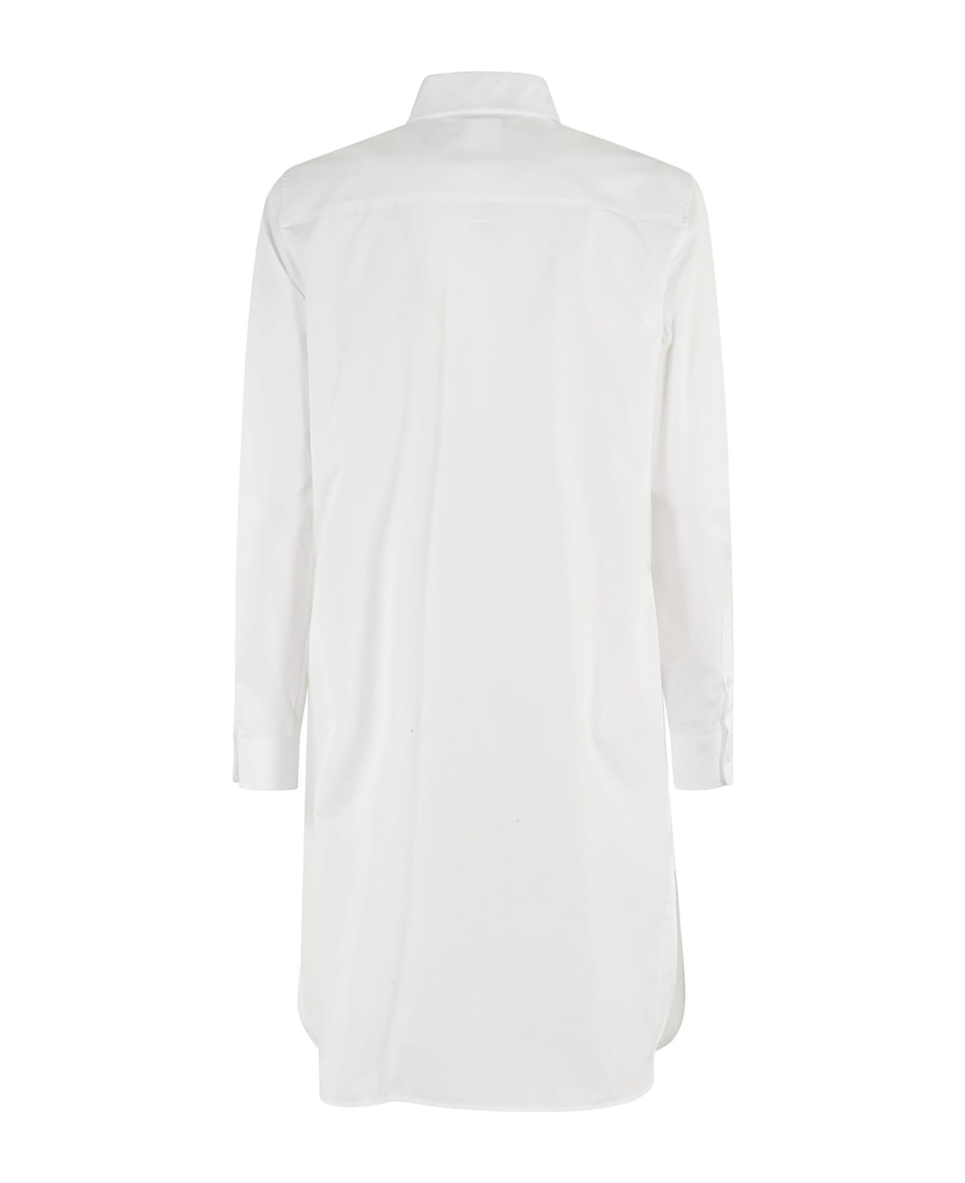 Max Mara Juanita Midi Shirt Dress - Bianco Ottico ワンピース＆ドレス