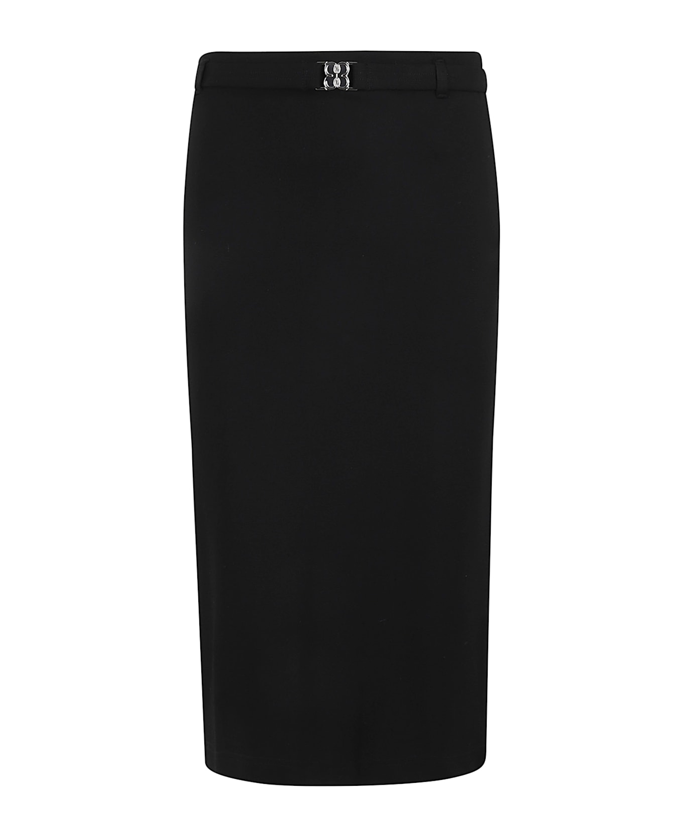 Filippa K Belted Jersey Skirt - Black