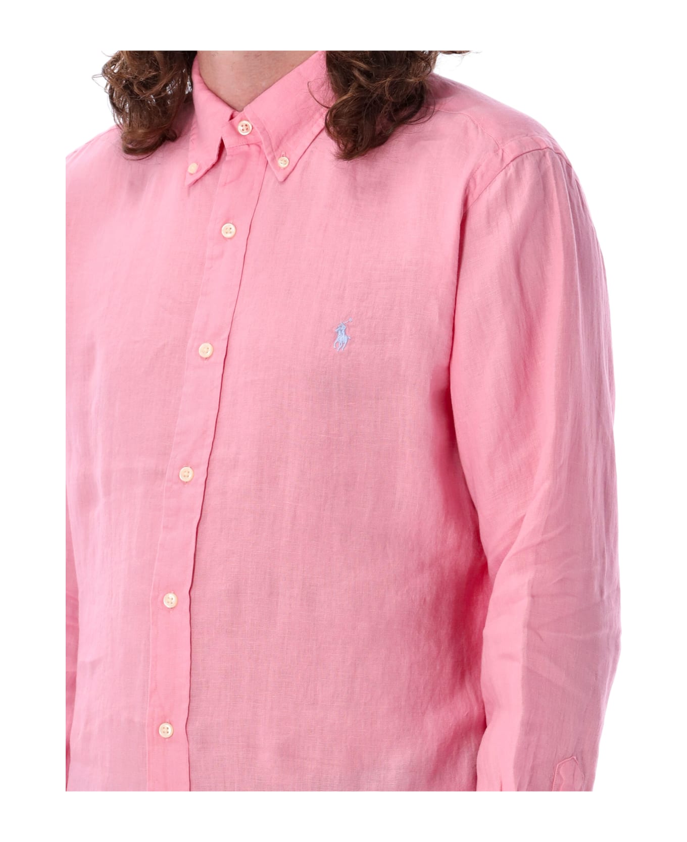 Ralph Lauren Custom Fit Shirt - Bright Pink
