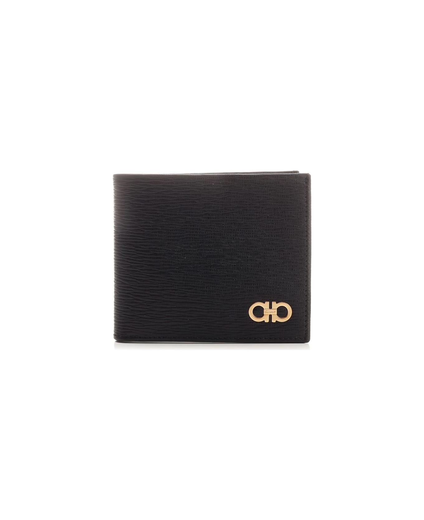 Ferragamo Gancini Wallet - Black