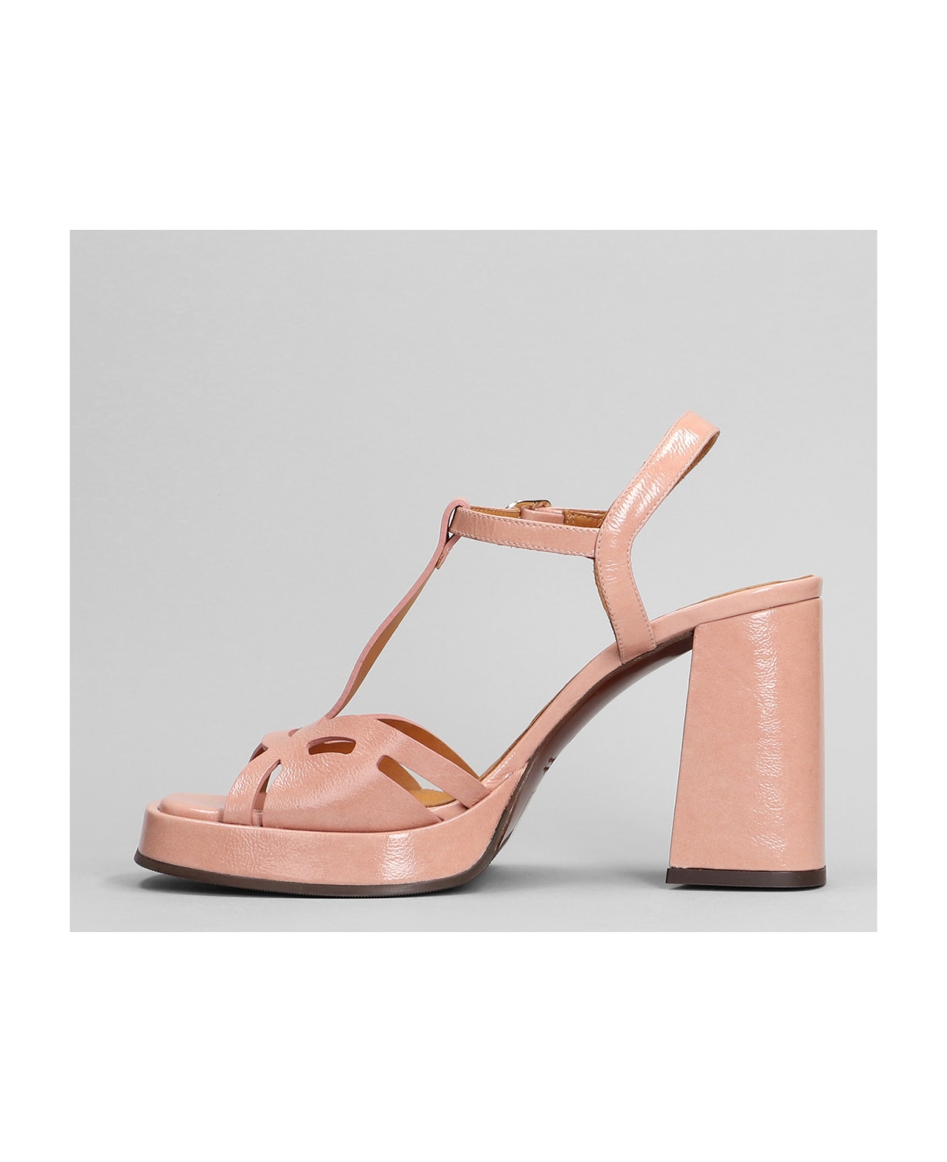 Chie Mihara Zinto Sandals In Rose-pink Leather - rose-pink