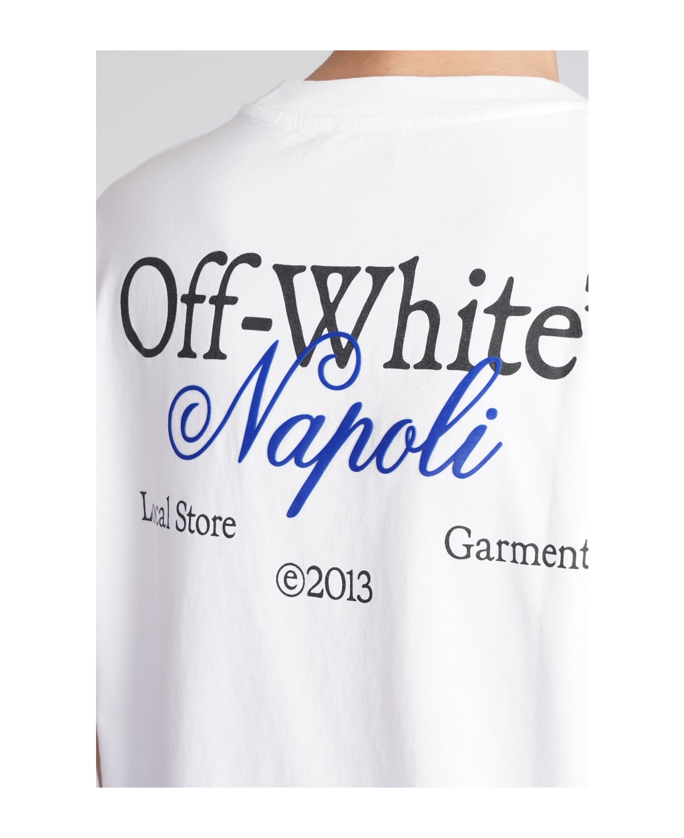 Off-White T-shirt In White Cotton - white