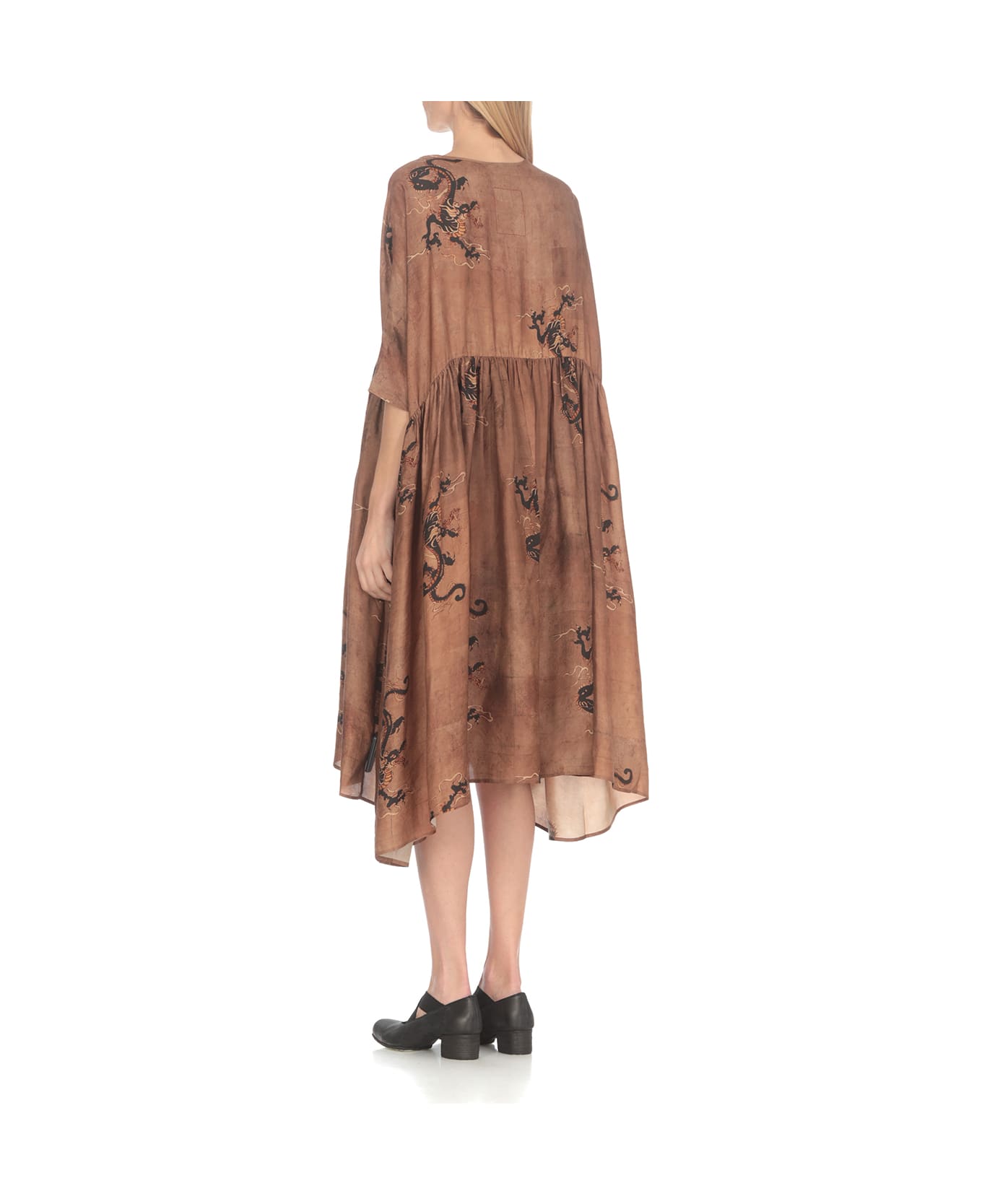 Uma Wang Agnus Dress - Brown ワンピース＆ドレス