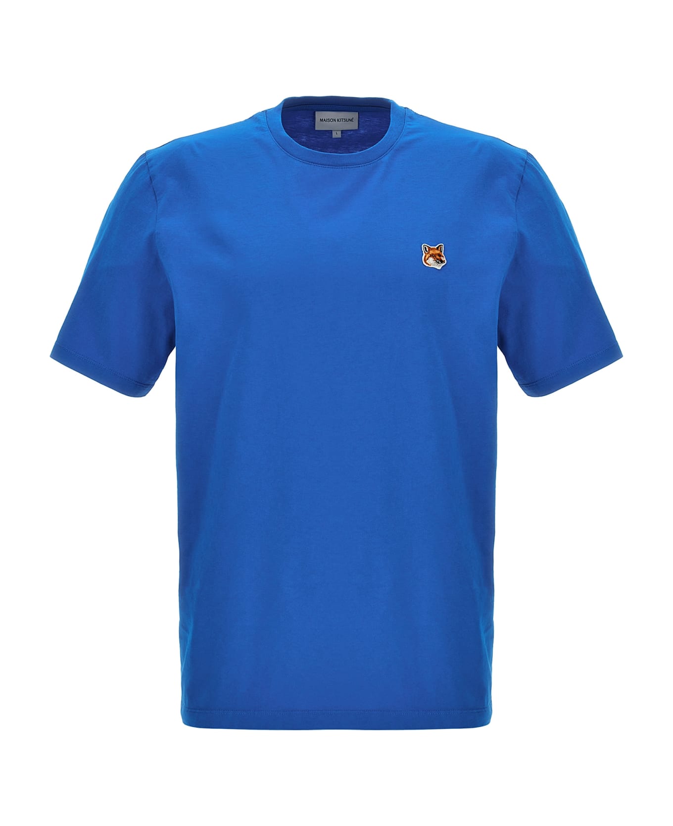 Maison Kitsuné 'fox Head' T-shirt - Light Blue