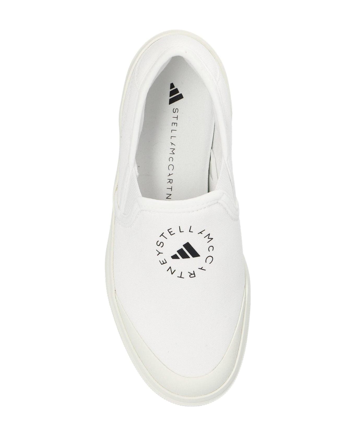 Adidas by Stella McCartney Court Slip-on Sneakers - Ftwwht Ftwwht Cblack