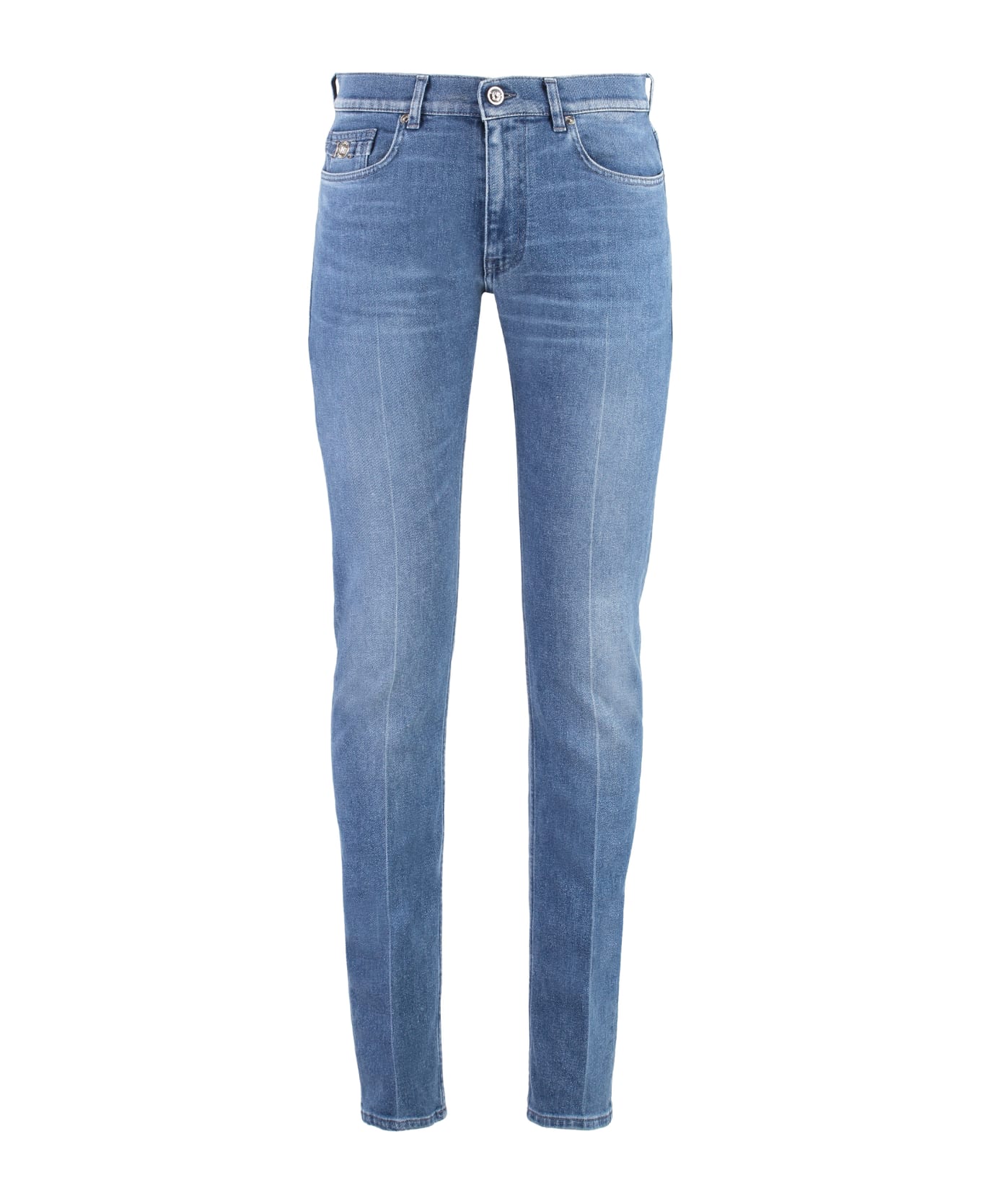 Versace 5-pocket Slim Fit Jeans - Denim