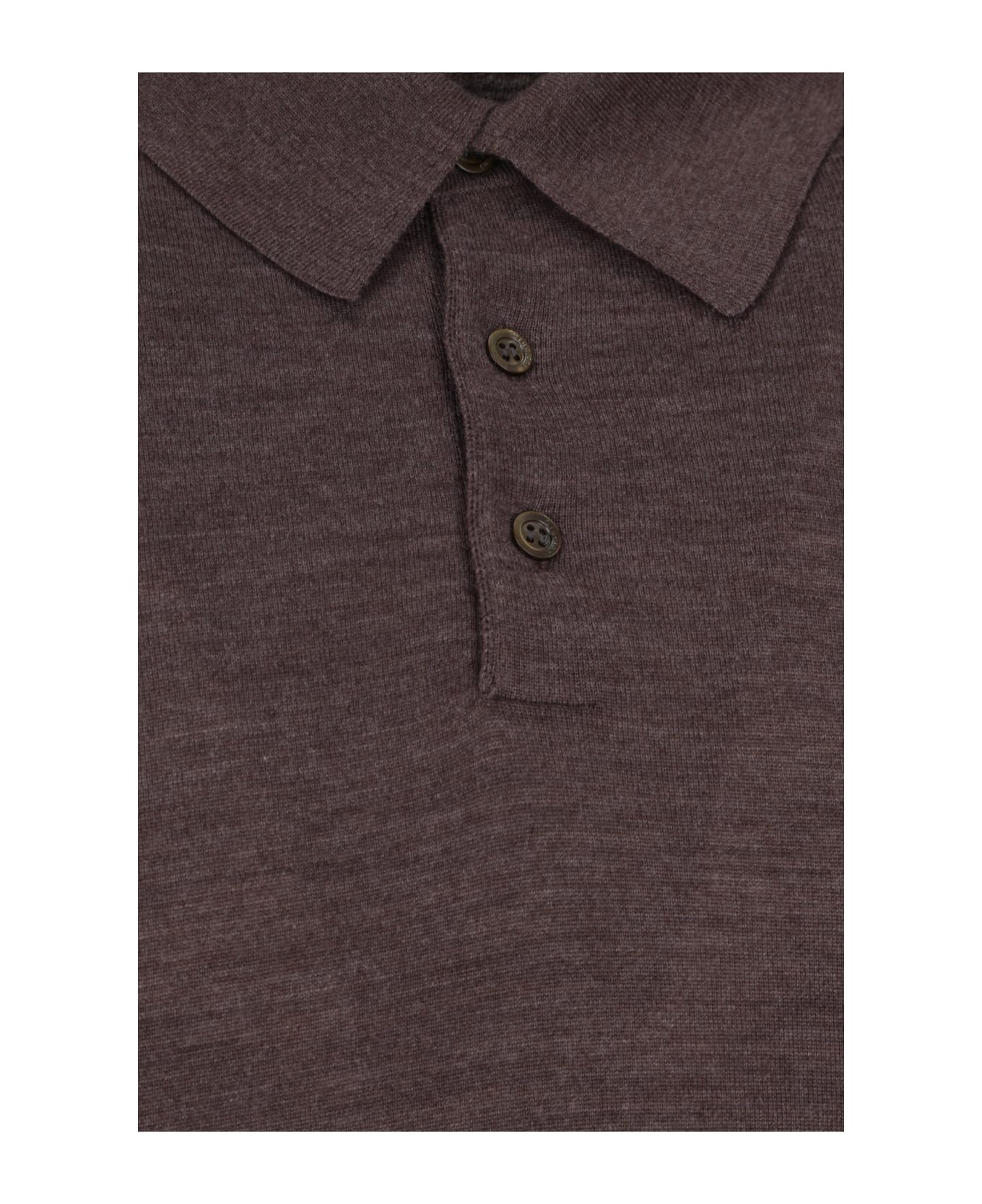 Cruciani Polo Shirt - Corteccia ニットウェア