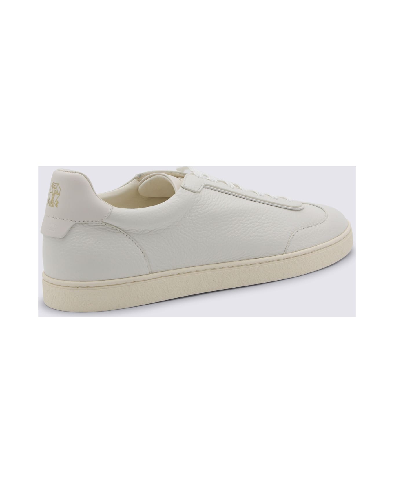 Brunello Cucinelli White Leather Sneakers - White