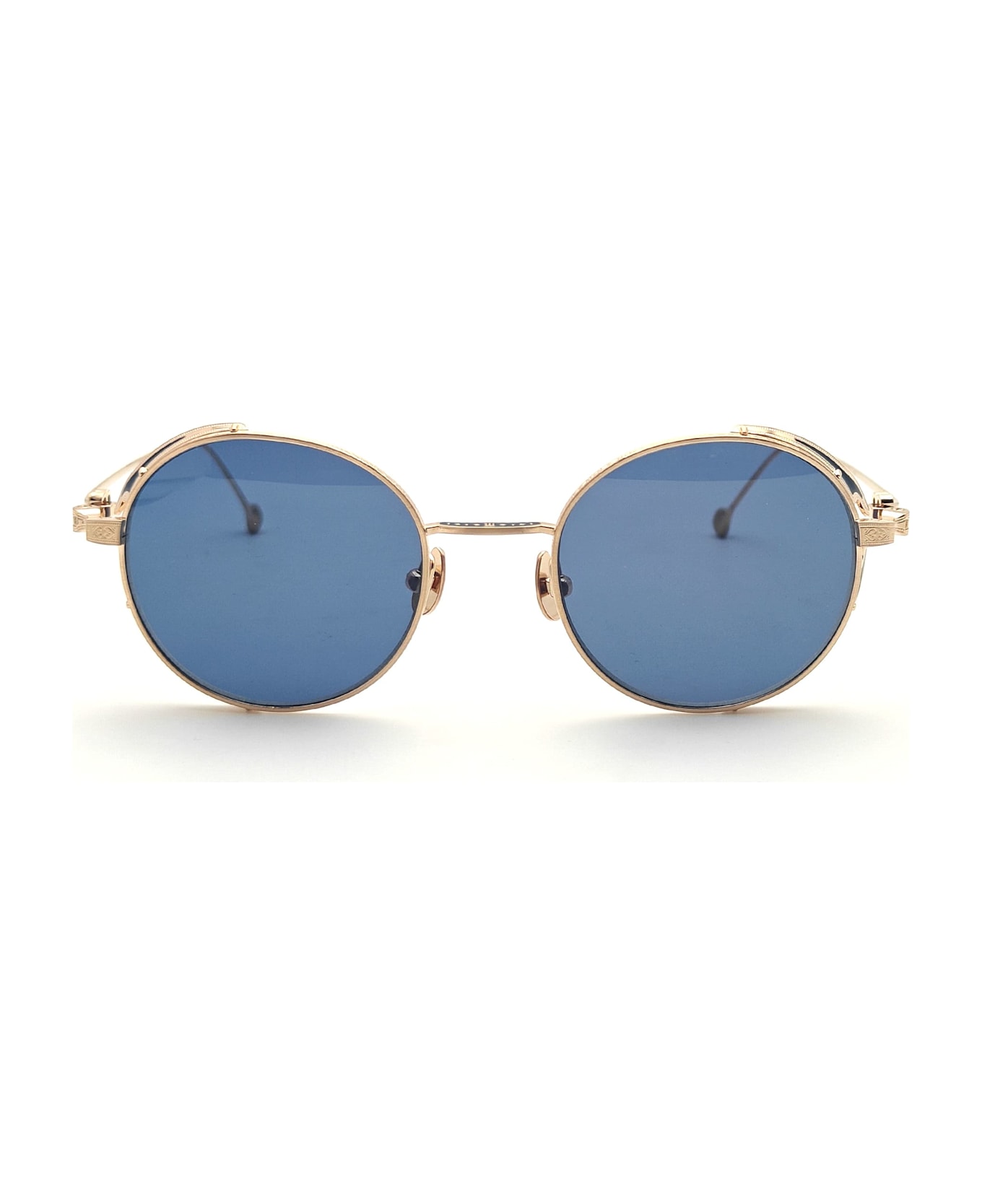 Matsuda M3152 - Brushed Gold / Blue Grey Sunglasses - brushed gold