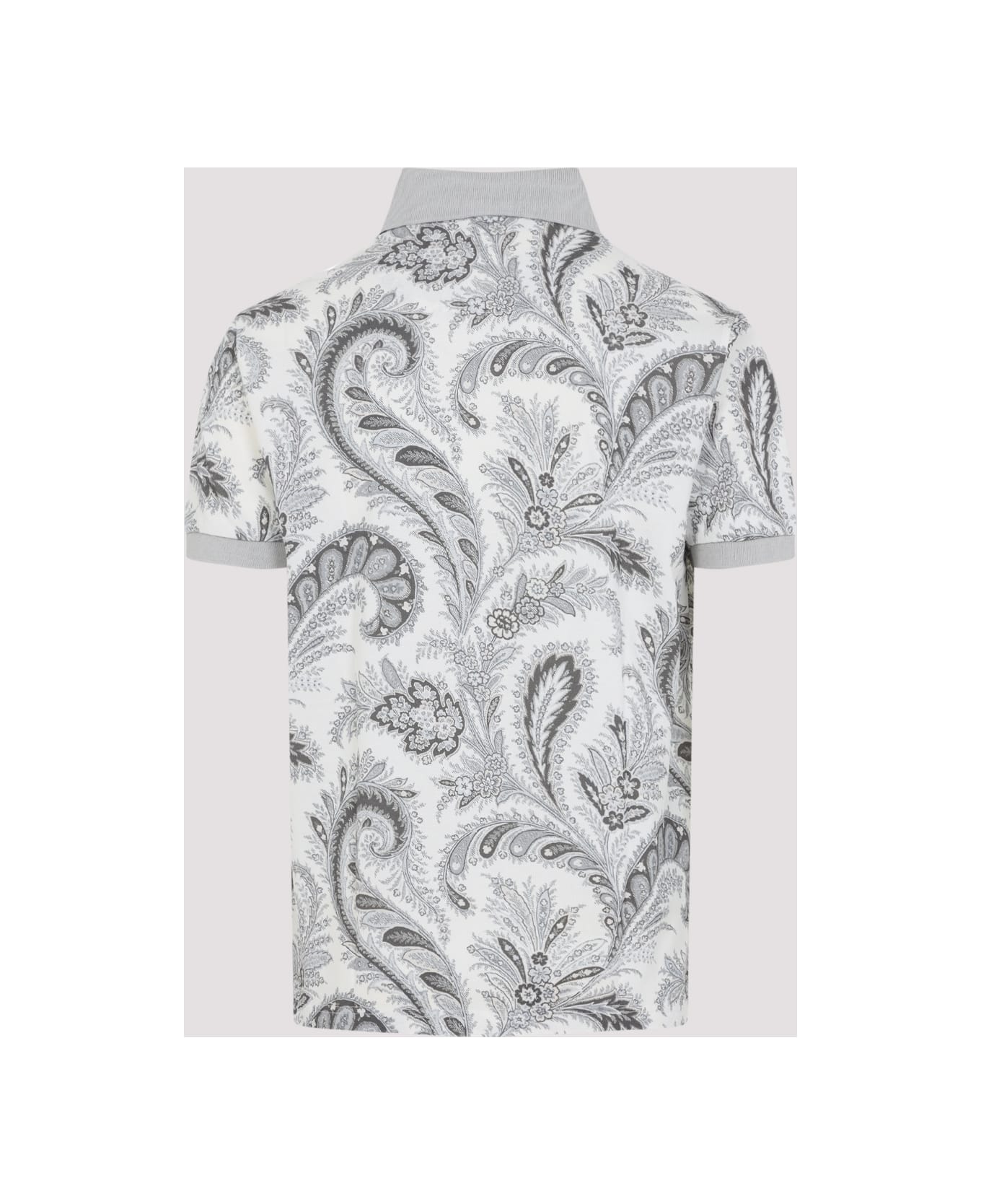 Etro Roma Polo - Stampa F.do Grigio