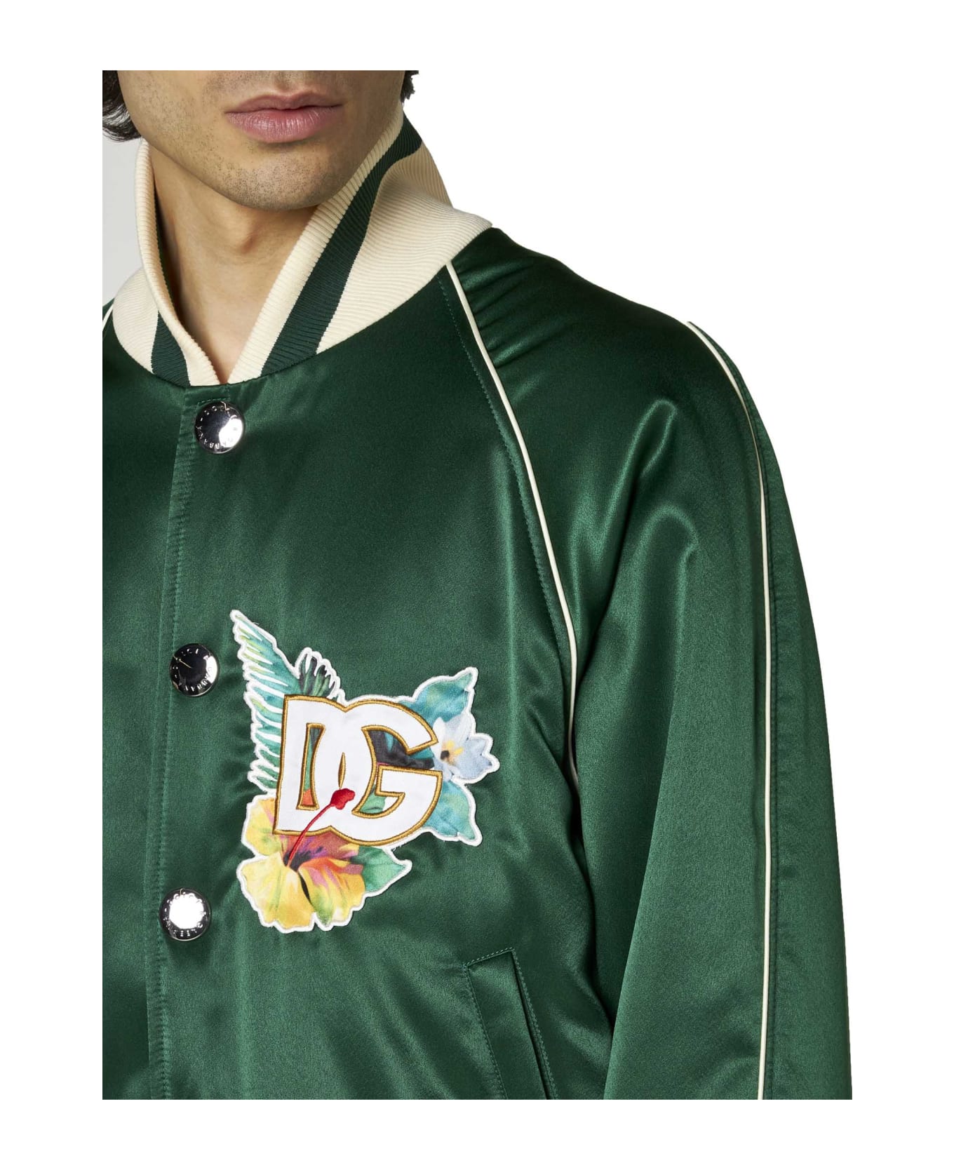 Dolce EMBROIDERED & Gabbana Jacket - GREEN