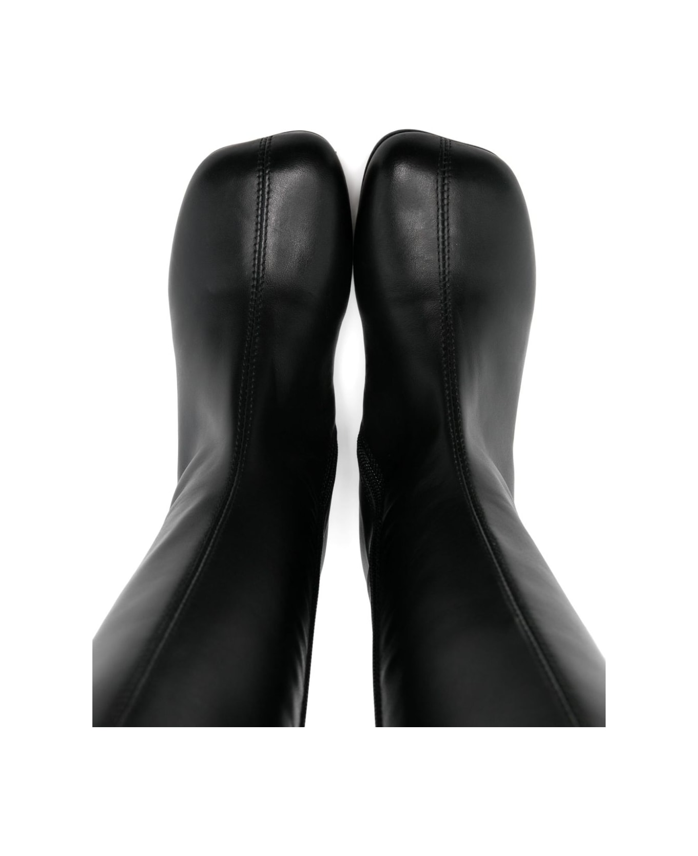 MM6 Maison Margiela Stivali In Pelle - Black