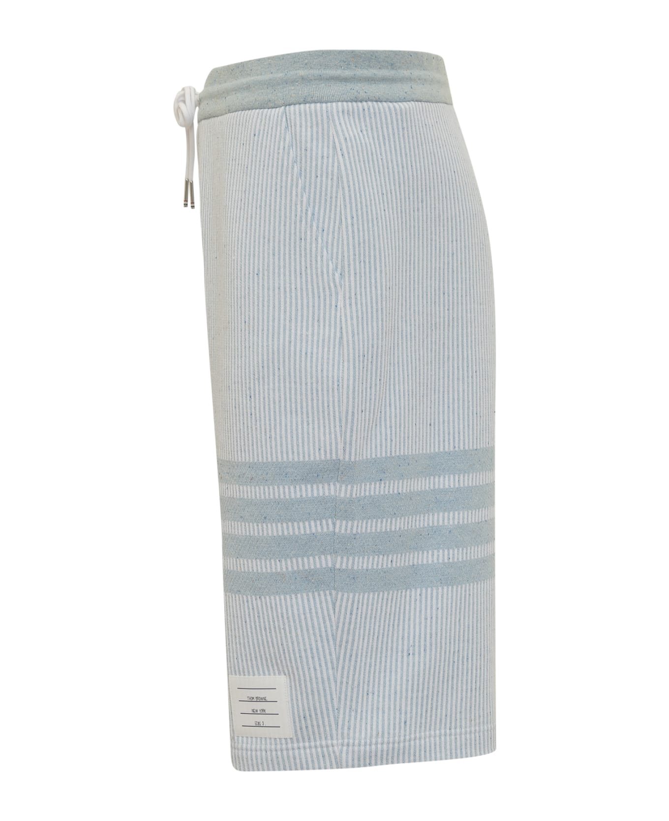Thom Browne 4bar Shorts - Light blue