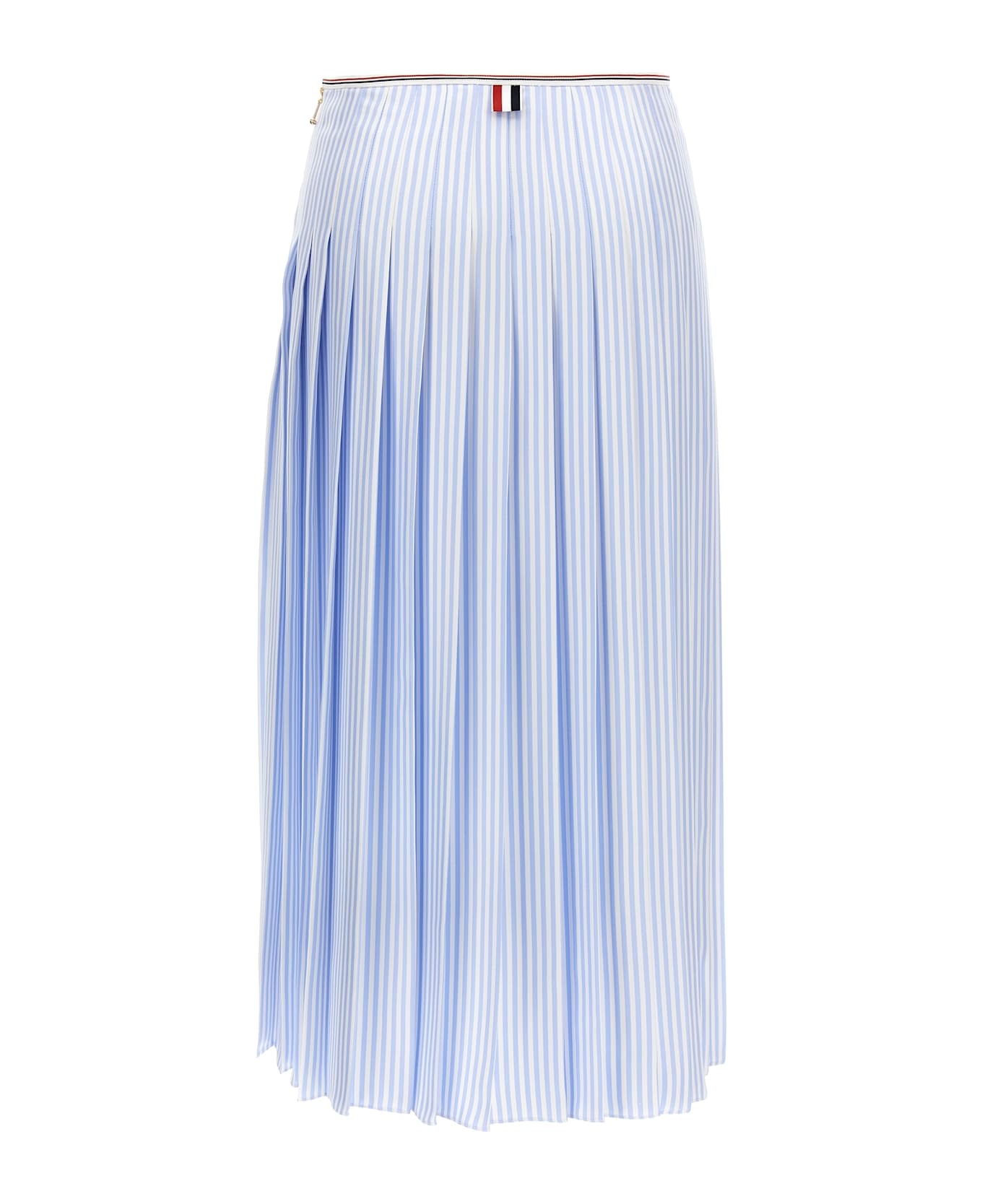 Thom Browne Silk Skirt - Light Blue