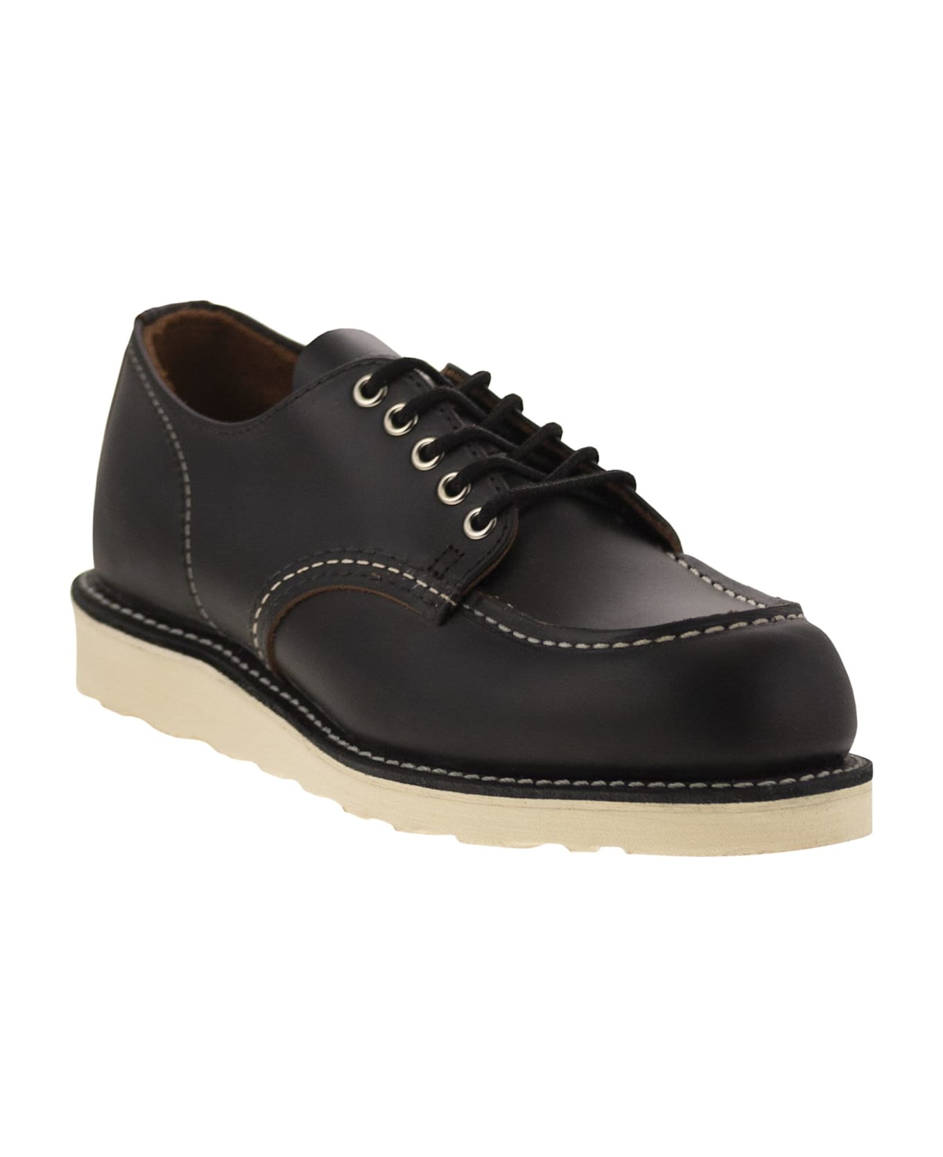 Red Wing Shop Moc - Leather Lace-up Shoe - Black