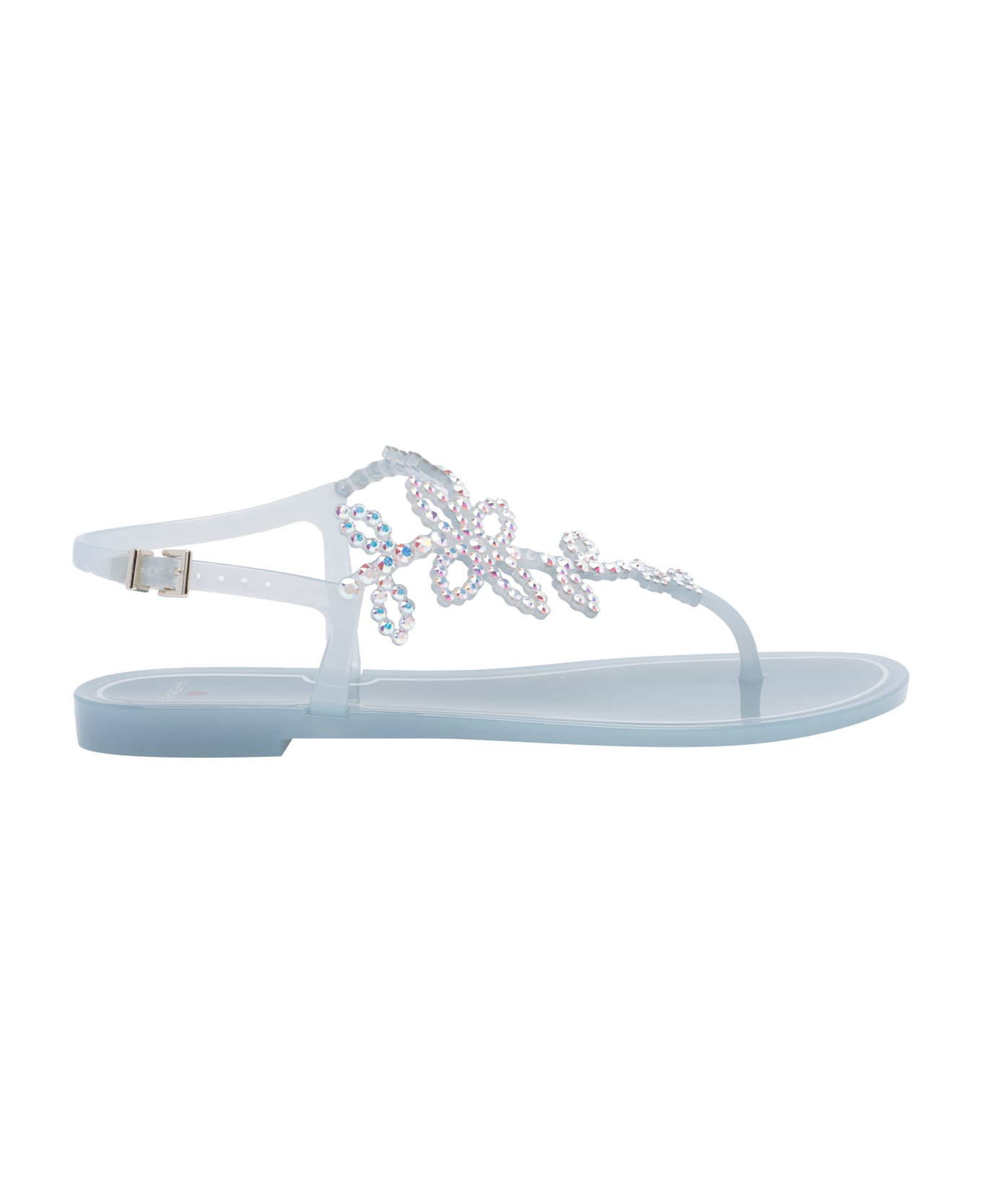 Menghi Rubber Sandals - Blue