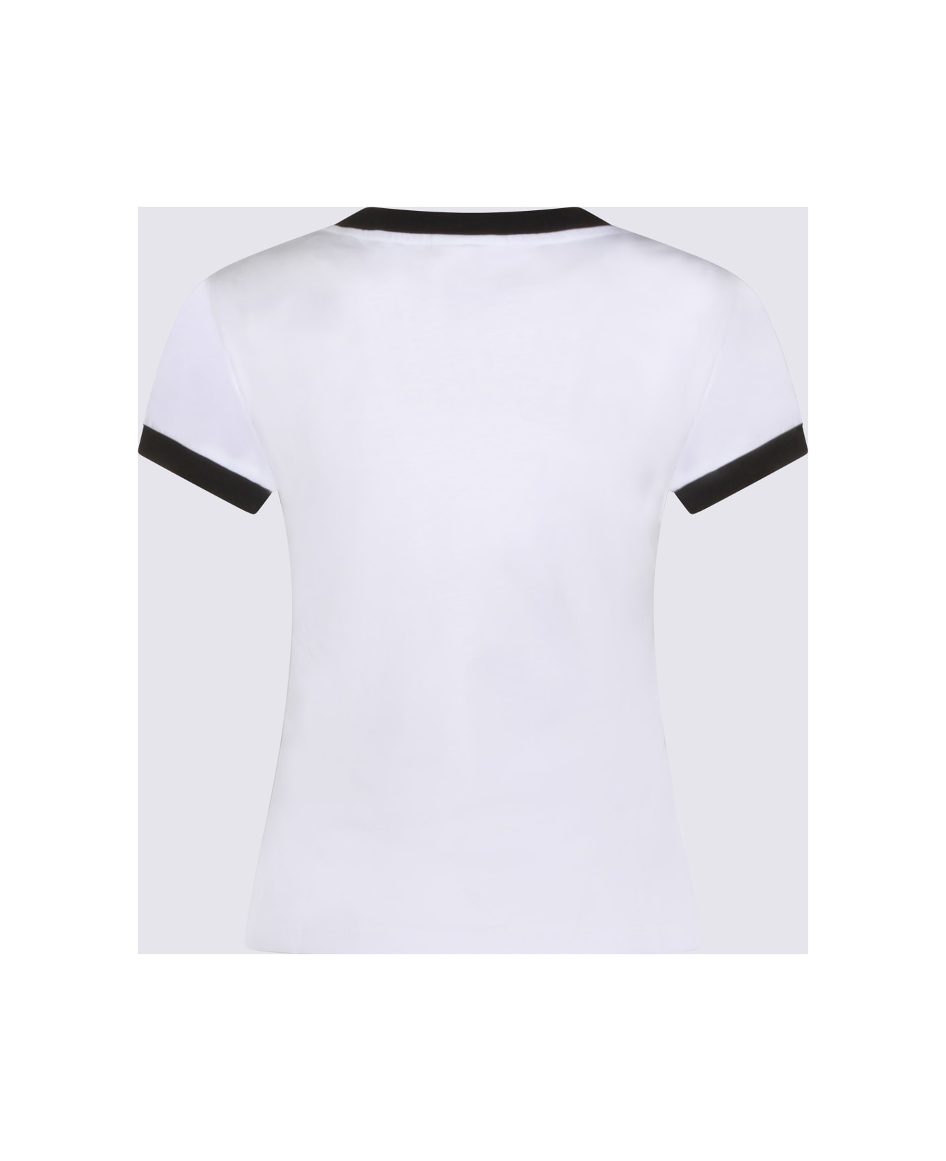 Ganni Bright White Cotton T-shirt - White
