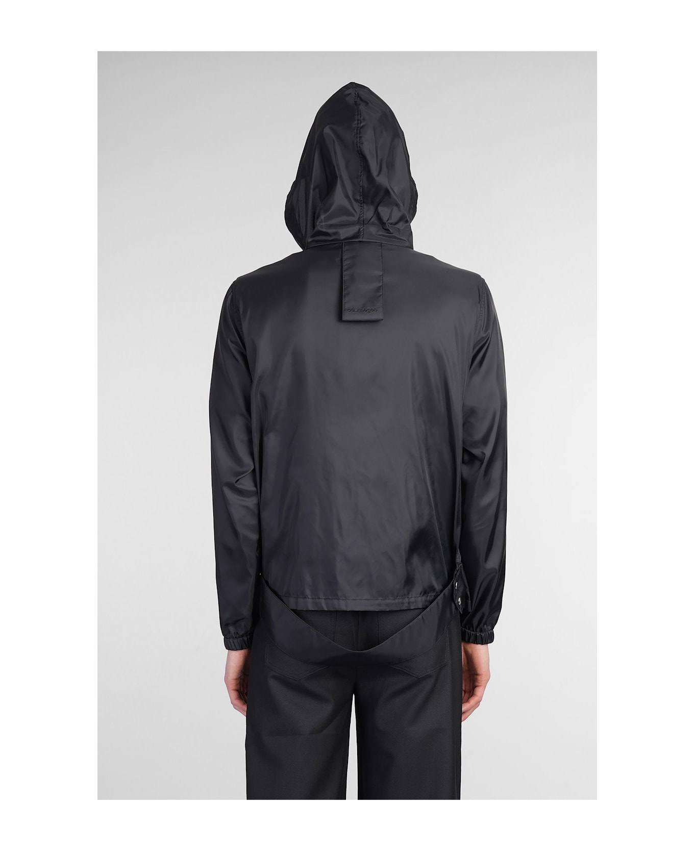 Courrèges Casual Jacket In Black Polyamide - black