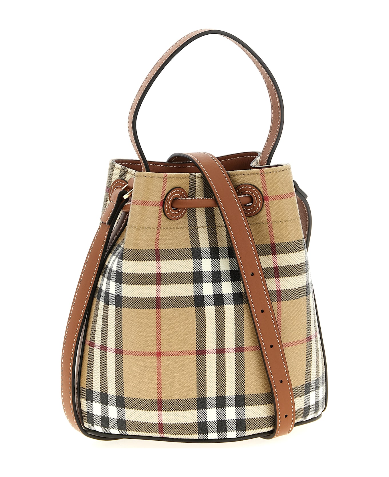 Burberry Check Bucket Bag - Multicolor