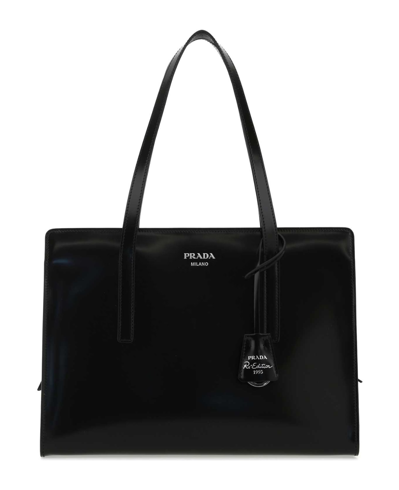 Prada Black Leather Re-edition 1995 Shoulder Bag - F0002