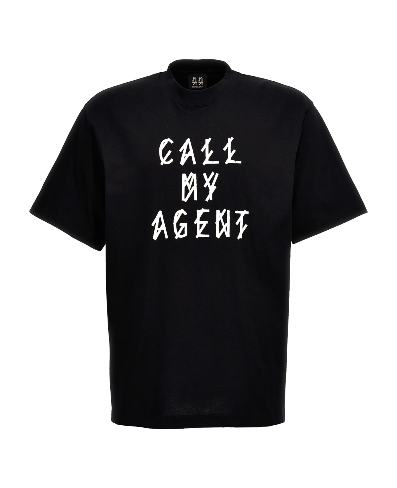 44 Label Group 'agent' T-shirt - Black   シャツ