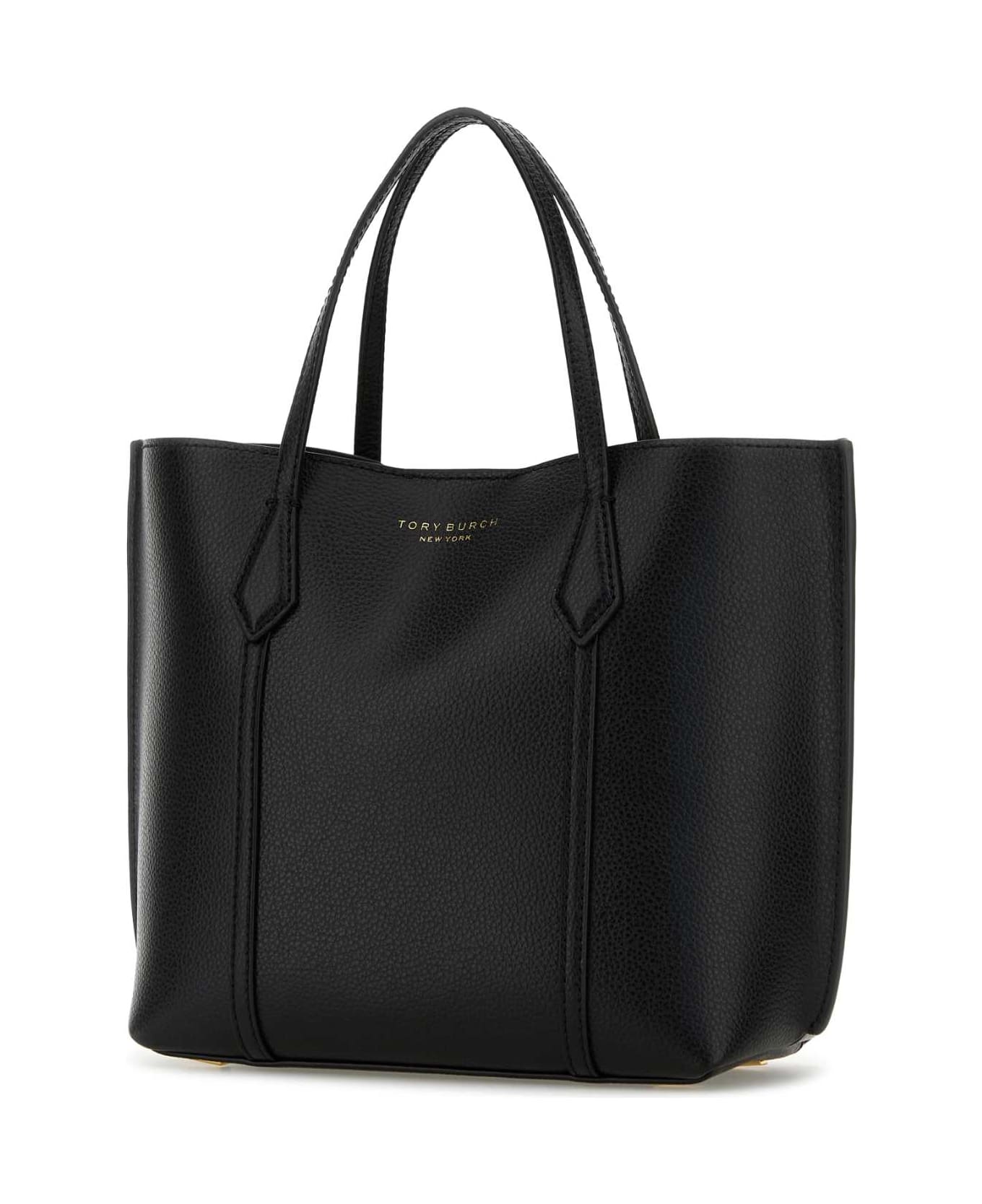 Tory Burch Black Leather Handbag - BLACK